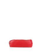 Versace Red Medusa Tag Lock Flap Shoulder Bag
