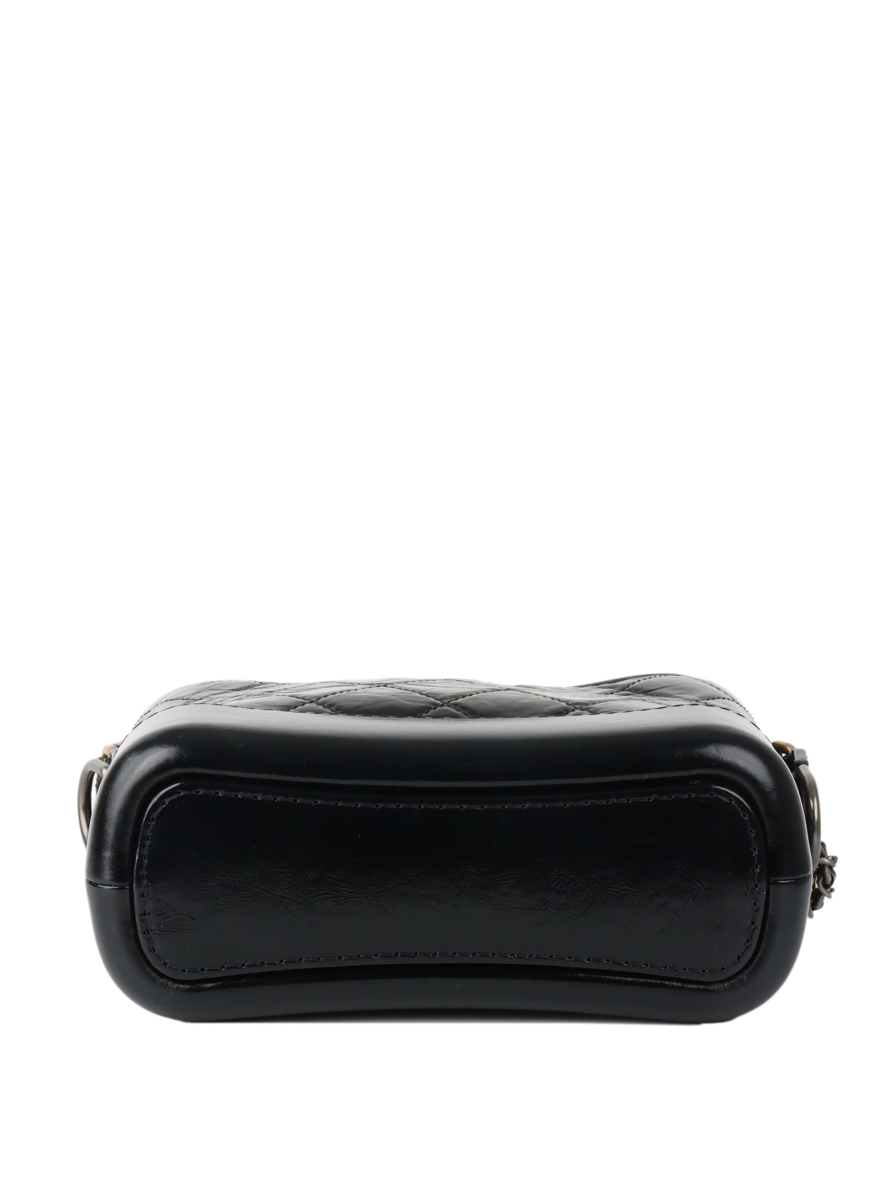Chanel Black Small Gabrielle GHW.