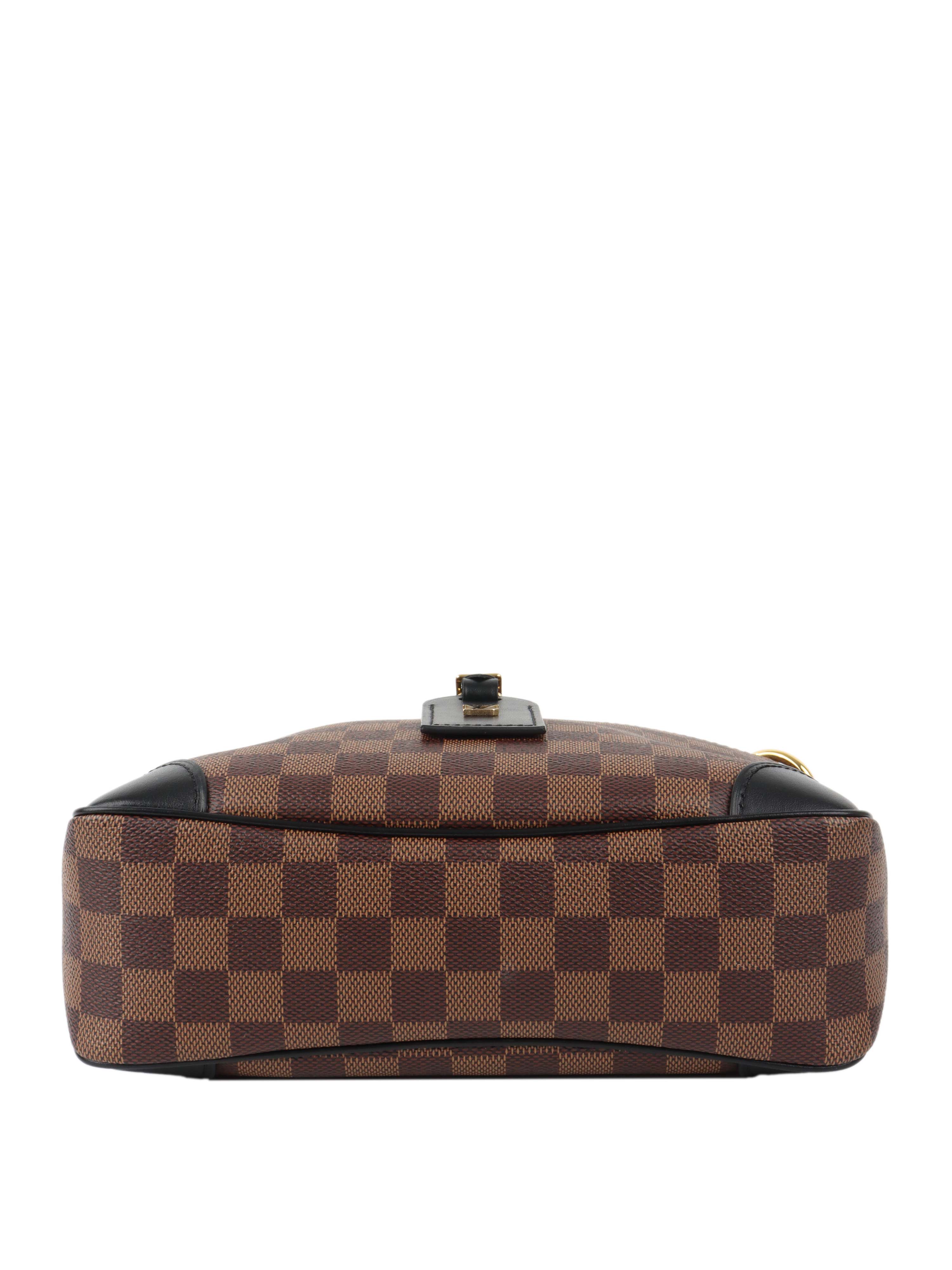 Louis Vuitton Black Damier Ebene Odeon PM Bag.