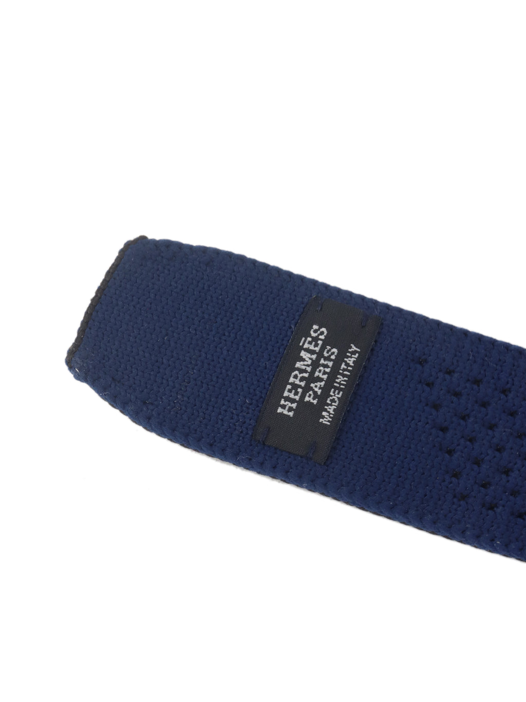Hermes H Striee Blue & Black Sprint Band Belt.