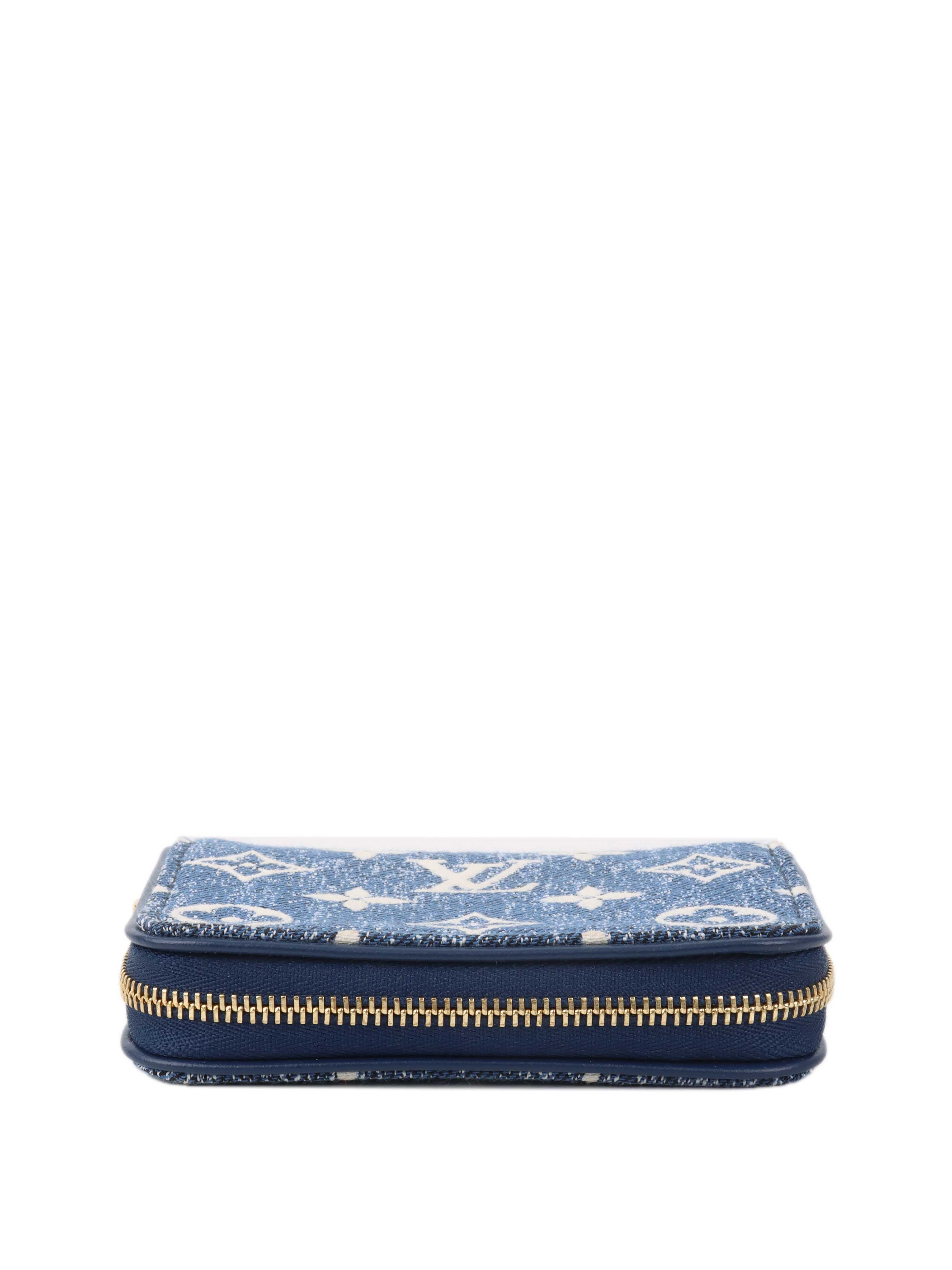 Louis Vuitton Denim Zippy Coin Pouch.