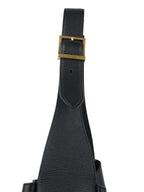 Saint Laurent Large Black LE 5 À 7 Supple Hobo Bag