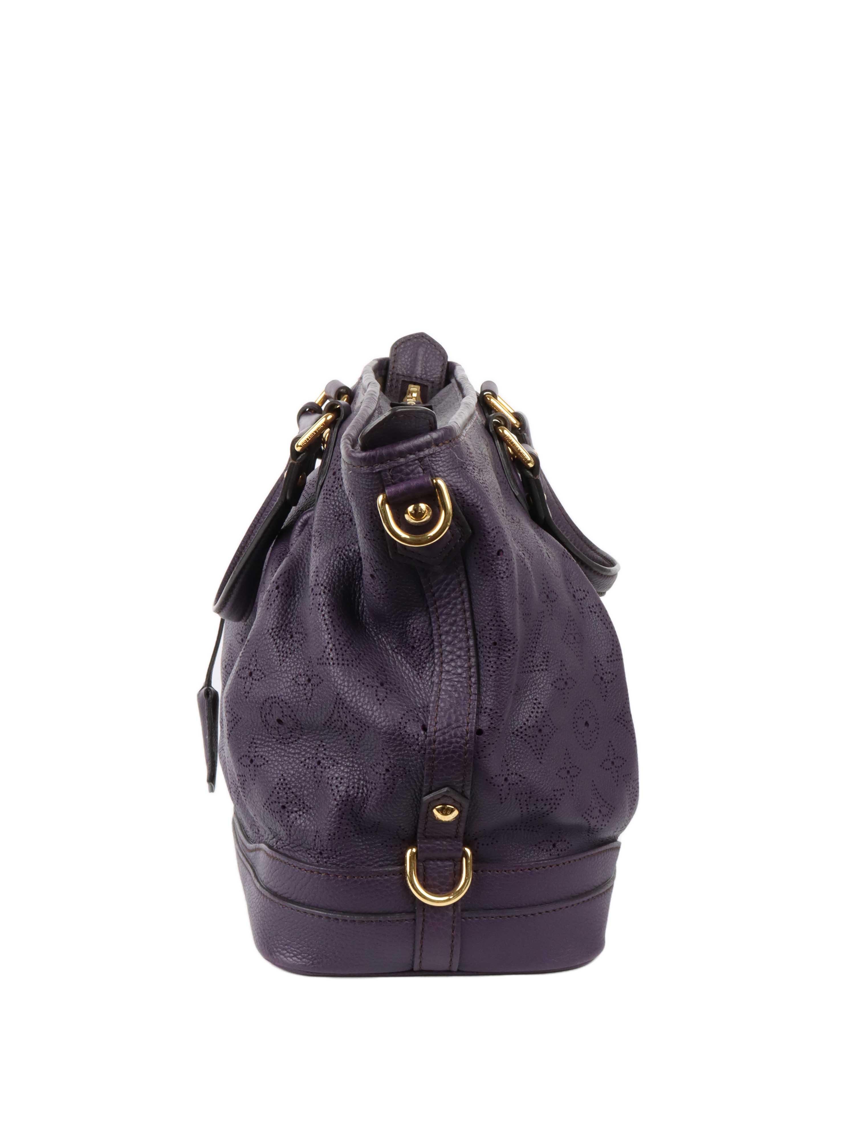 Louis Vuitton Dark Purple Zip Tote.