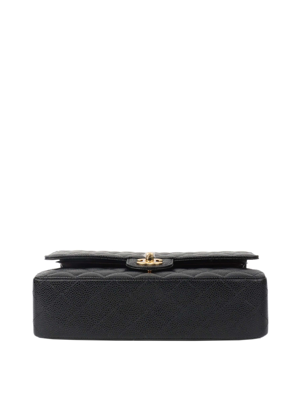 Chanel Black Medium Caviar Classic Flap GHW.