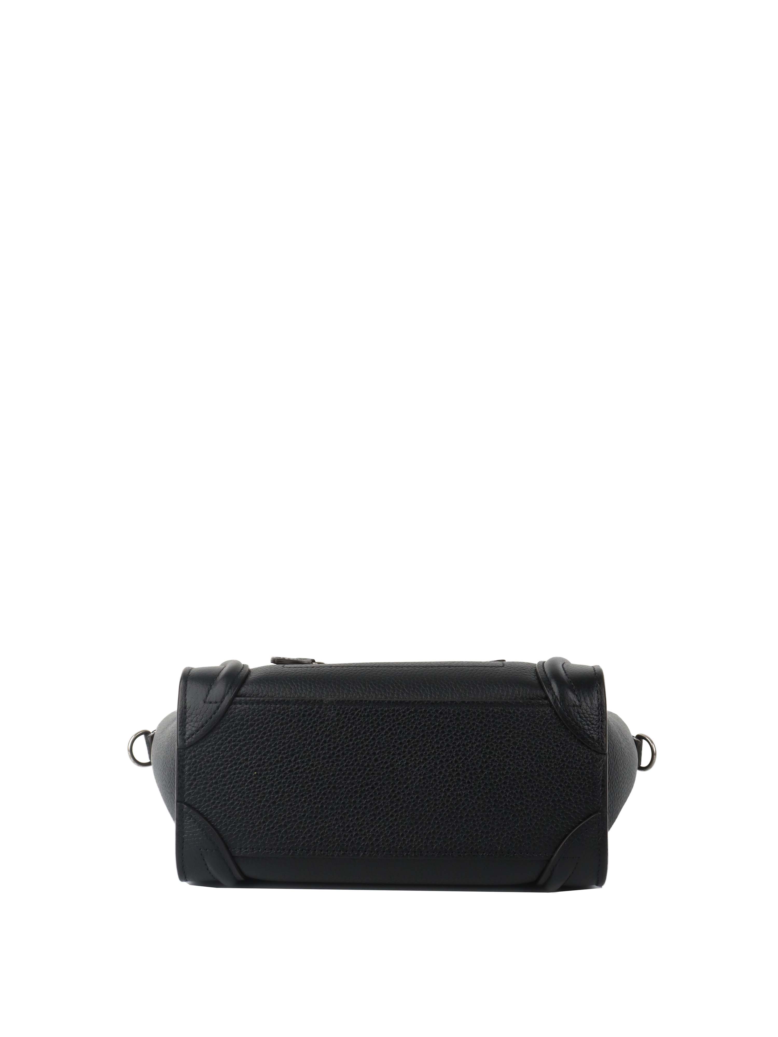 Celine Black Nano Luggage Bag