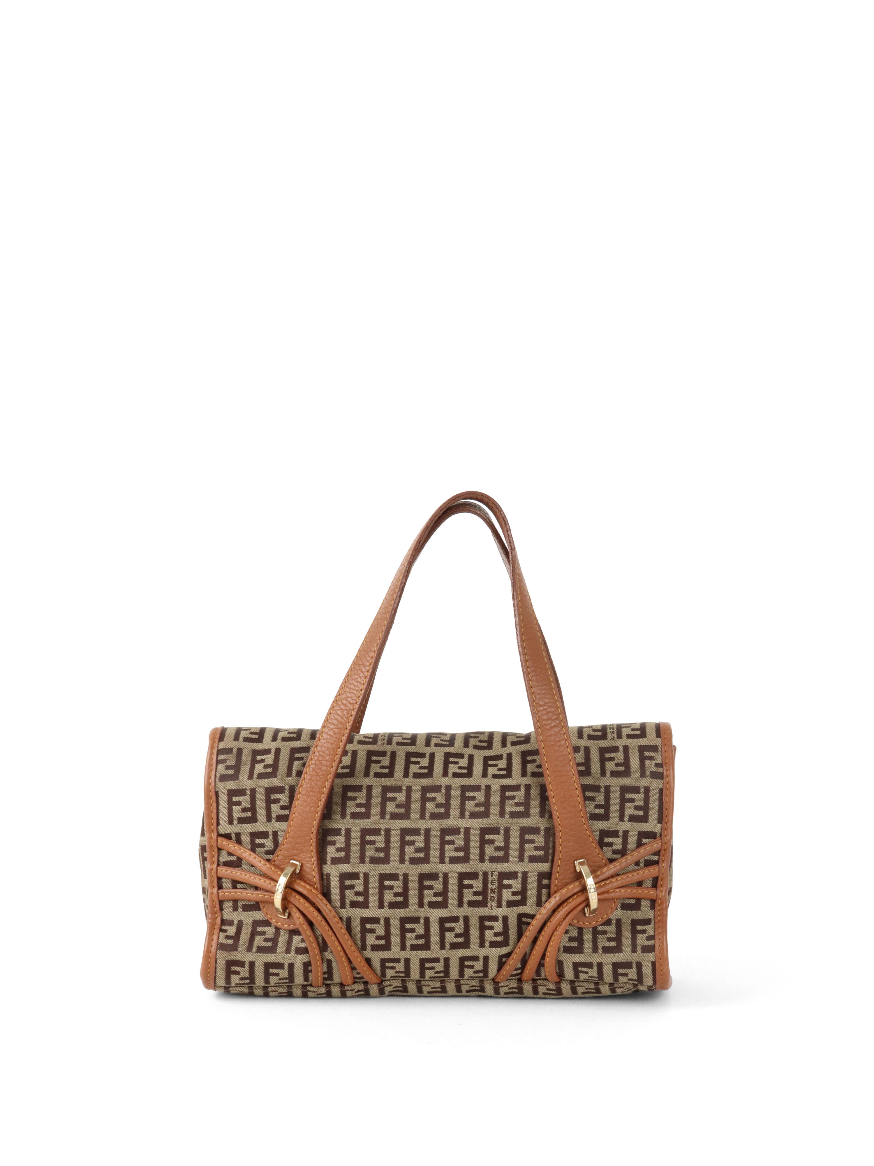 Fendi Zucchino FF Top Handle Bag. – Votre Luxe