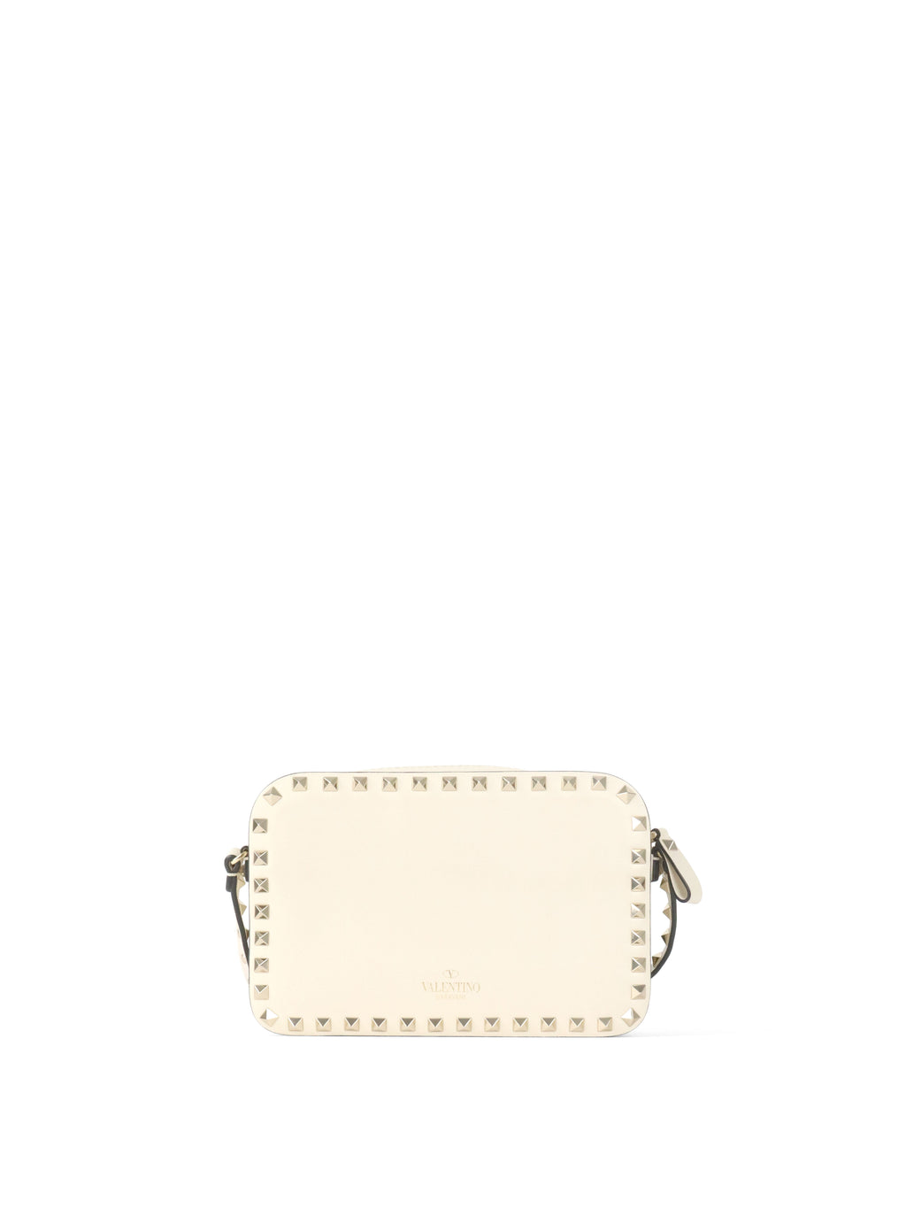 Valentino White Rockstuds Camera Bag