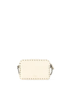 Valentino White Rockstuds Camera Bag