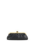 Dolce & Gabana Black Maria Nappa Leather Clutch GHW