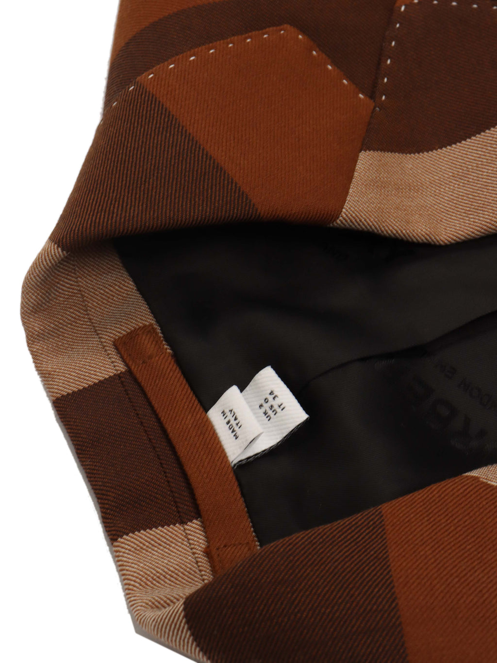 Burberry Check-print Blazer.