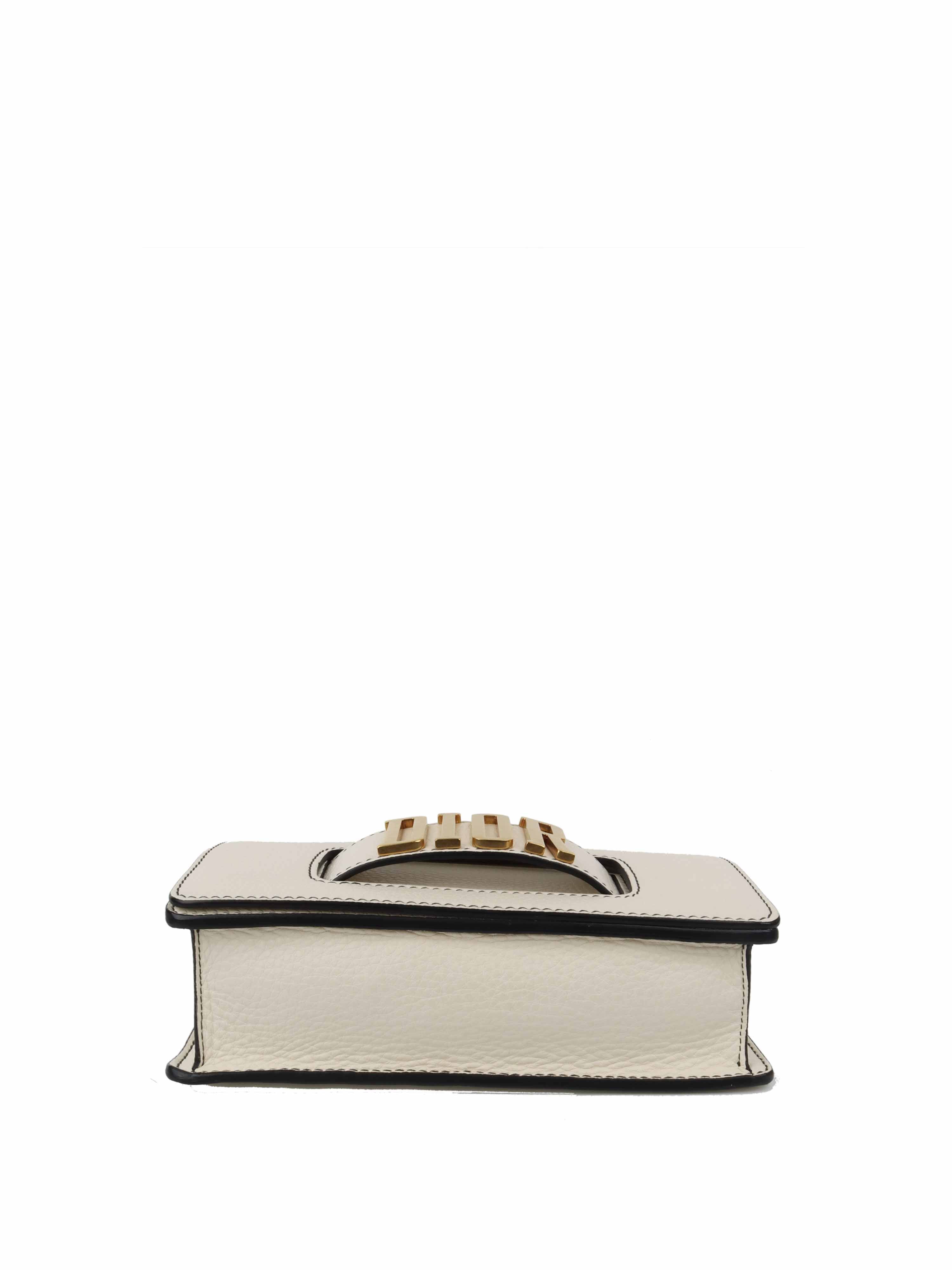 Christian Dior White DIor Shoulder Bag