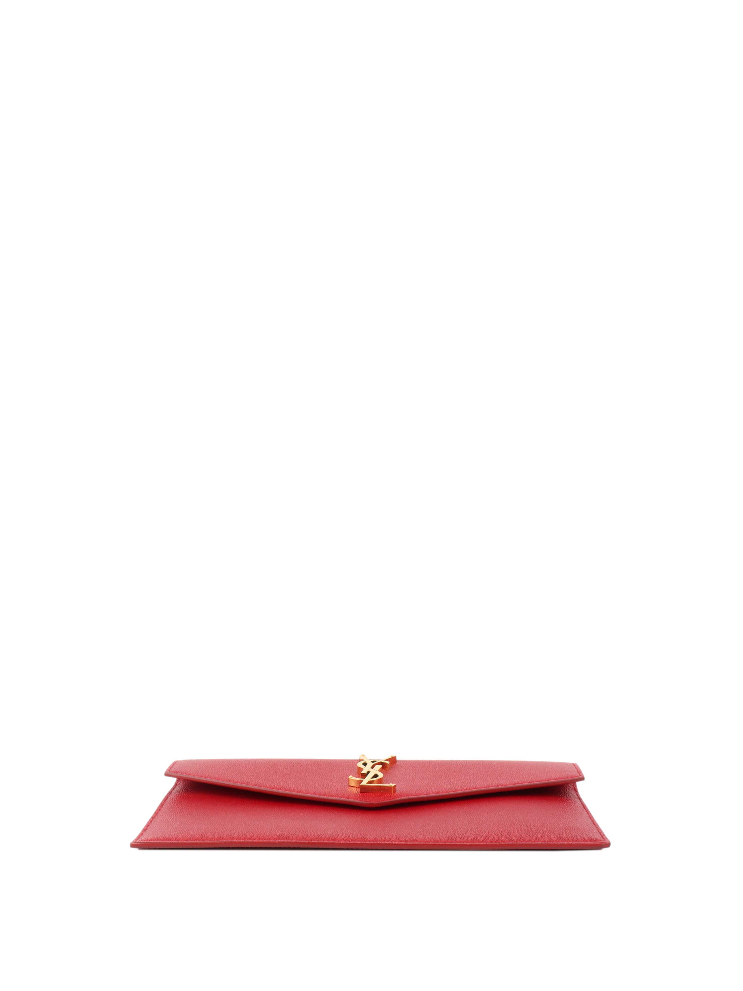 Saint Laurent Red Uptown Pouch.