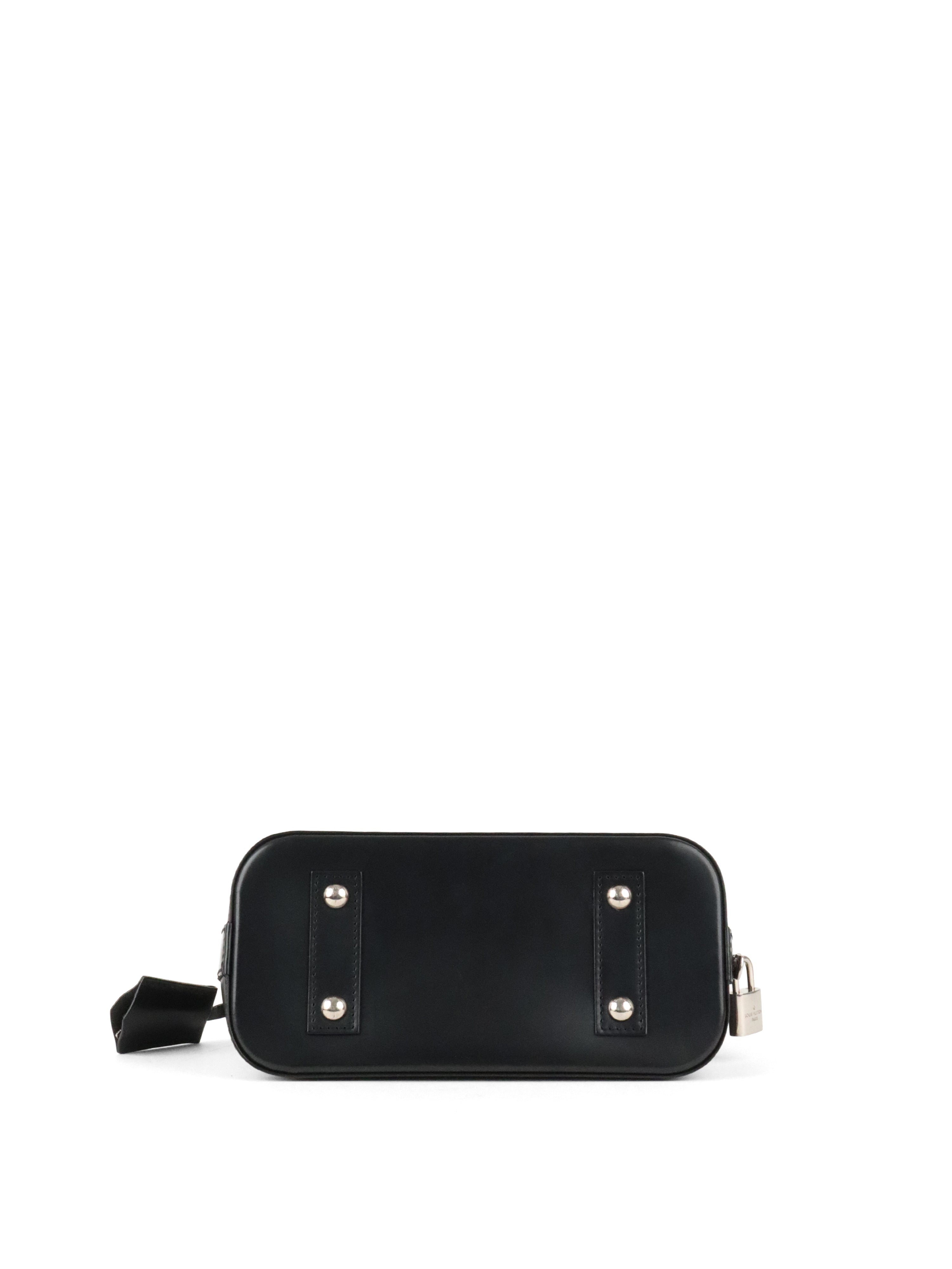 Louis Vuitton Black Epi Alma BB SHW