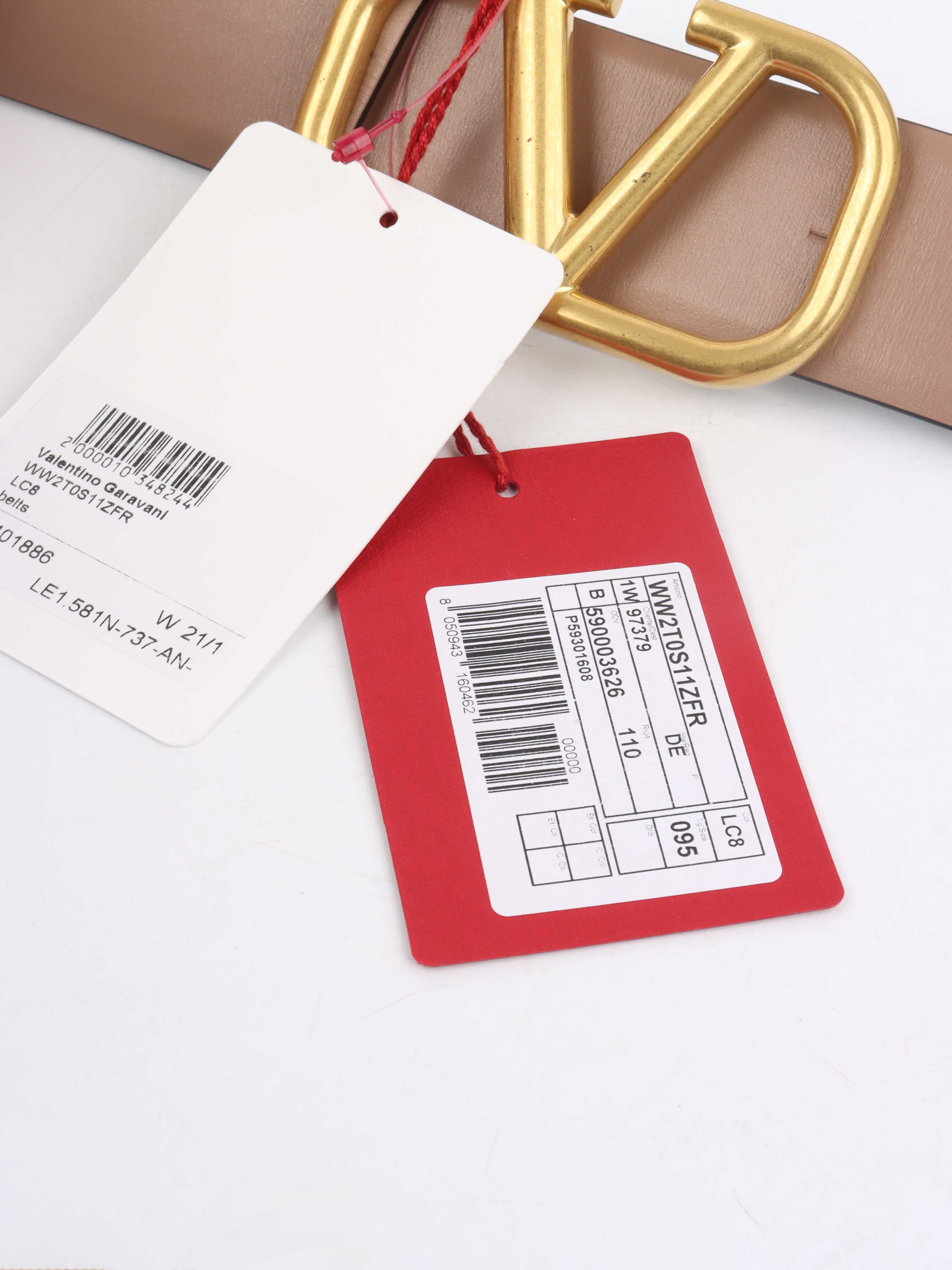 Valentino Dusty Pink Belt.