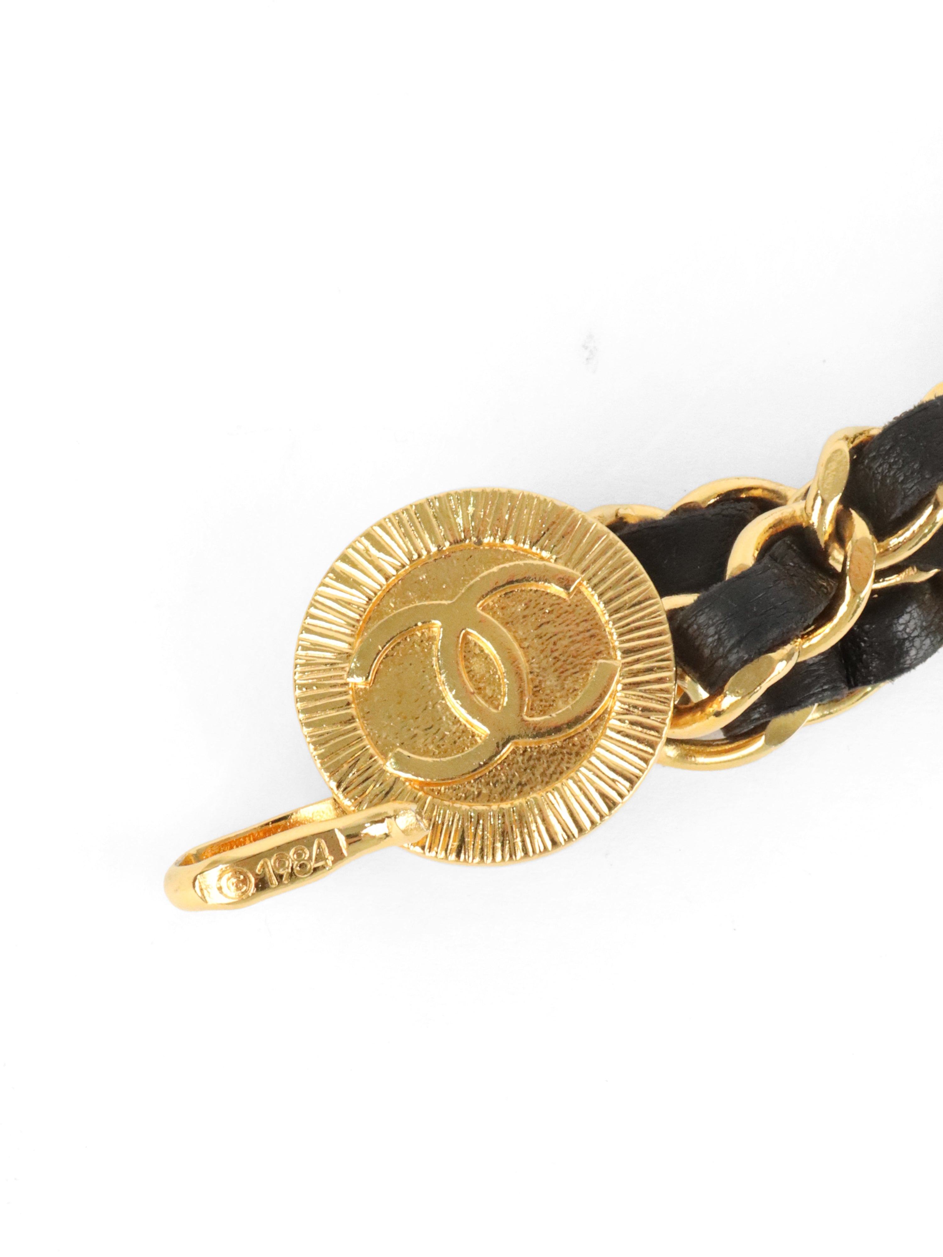 Chanel 1984 Medallion Chain Belt