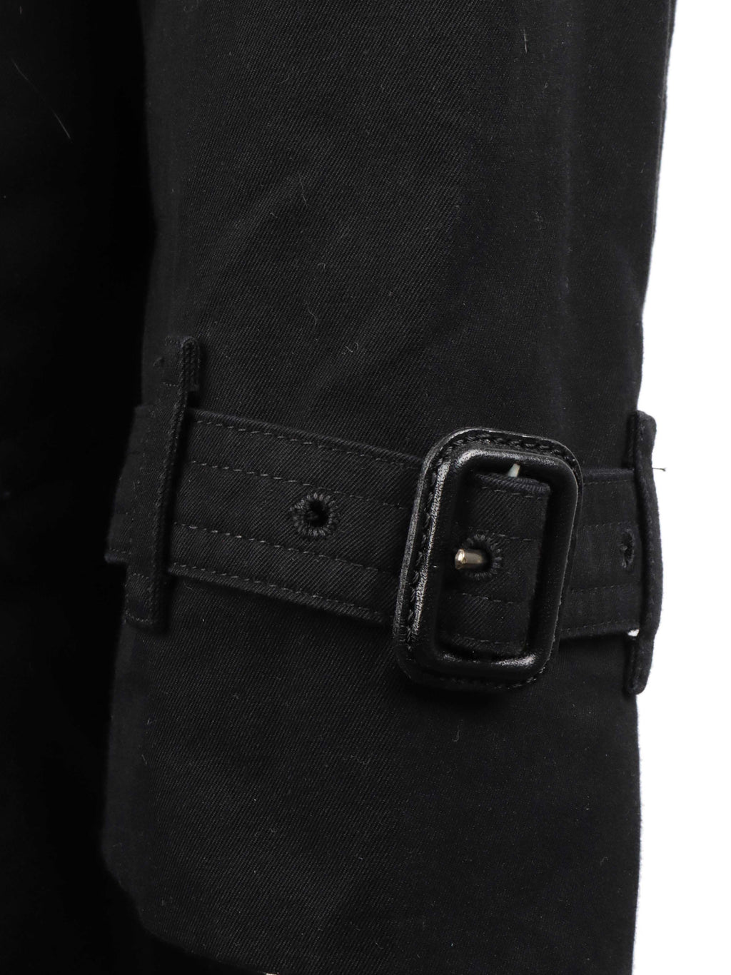 Burberry Black Trench Coat.