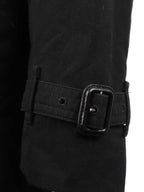 Burberry Black Trench Coat.