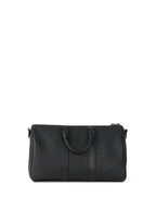 Louis Vuitton Black Monogram Taurillon Keepall Bandoulière 35