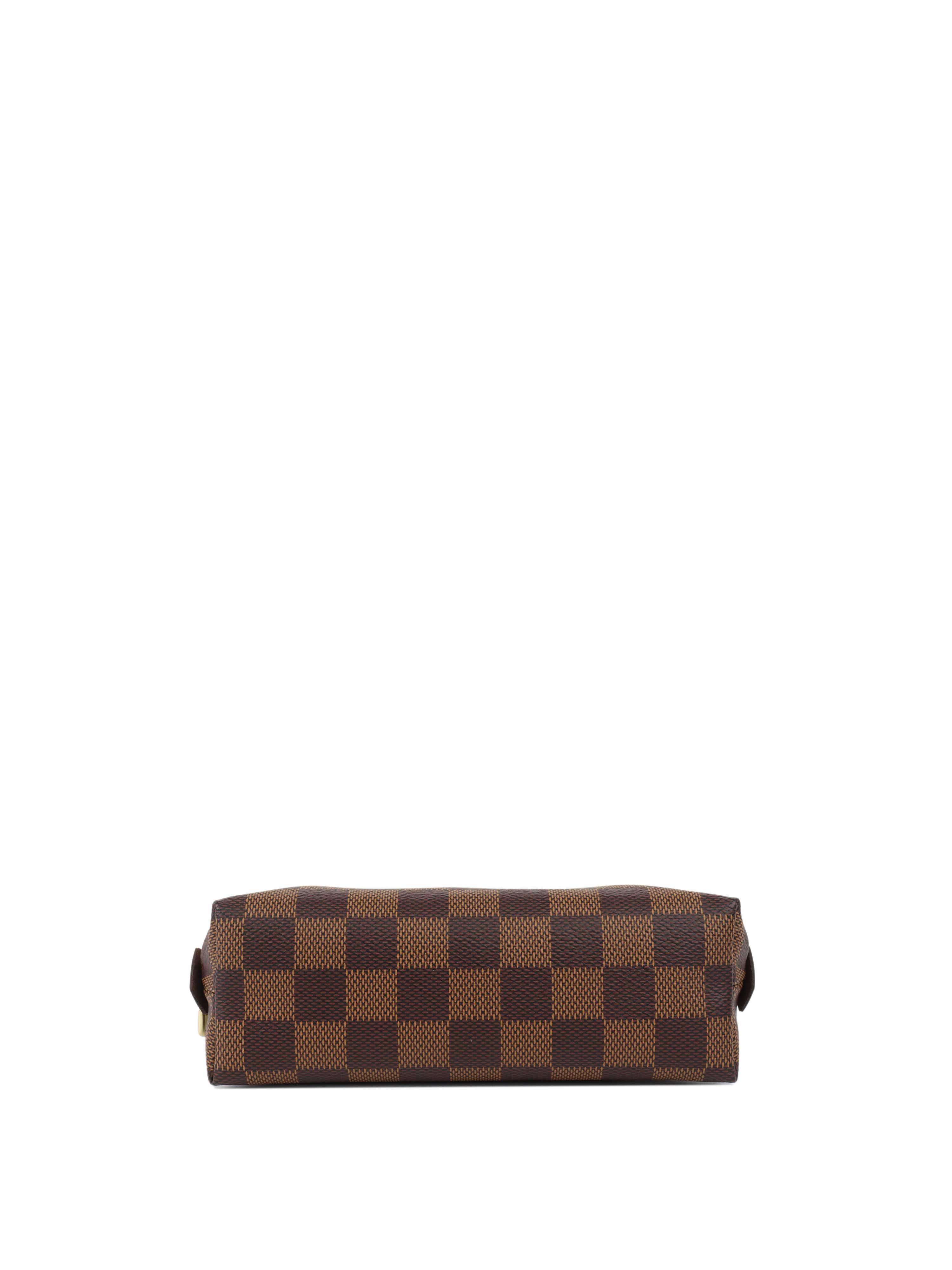 Louis Vuitton Damie Ebene Cosmetic Pouch PM.