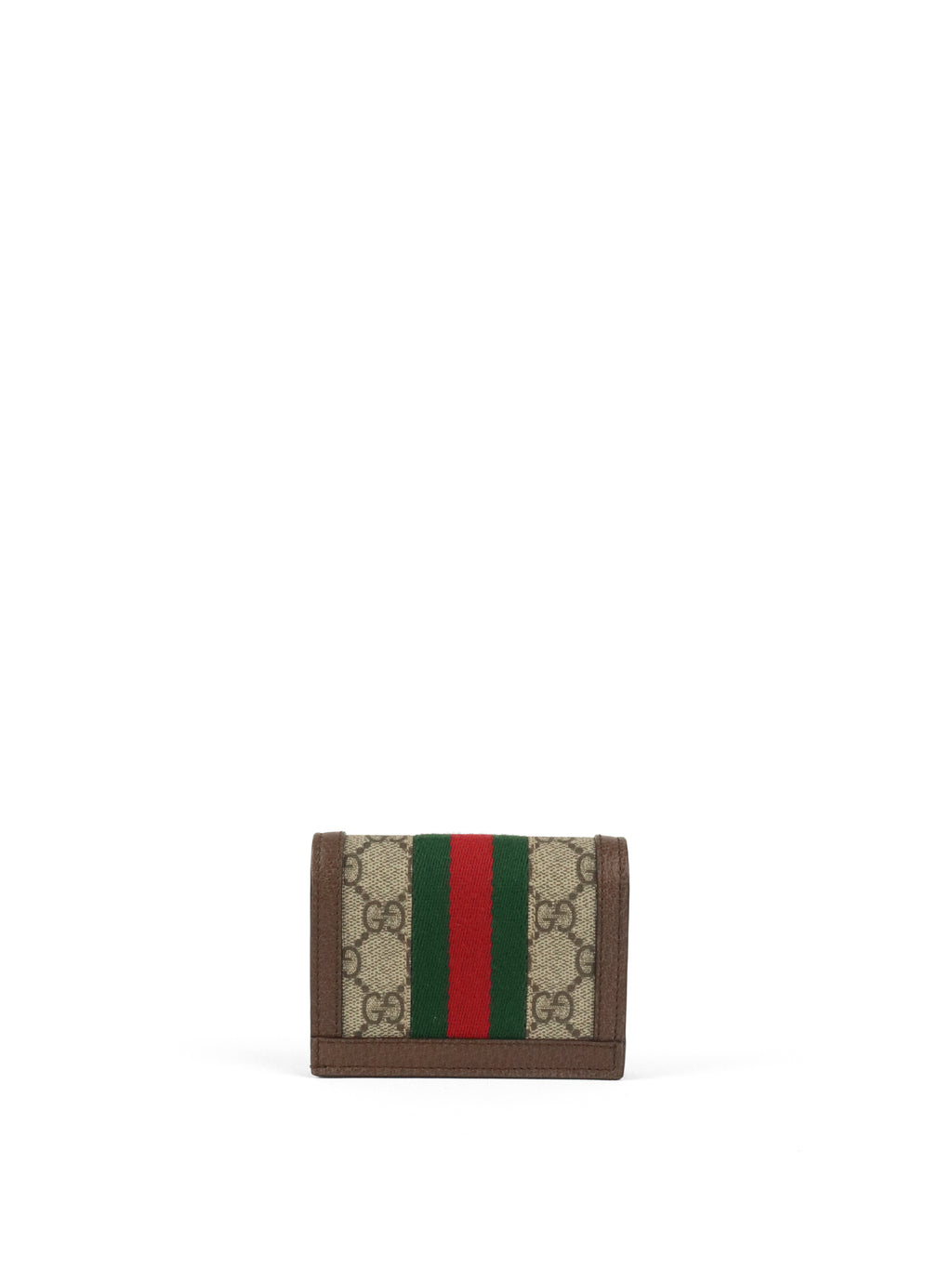 Gucci Brown Ophidia Card Case Wallet