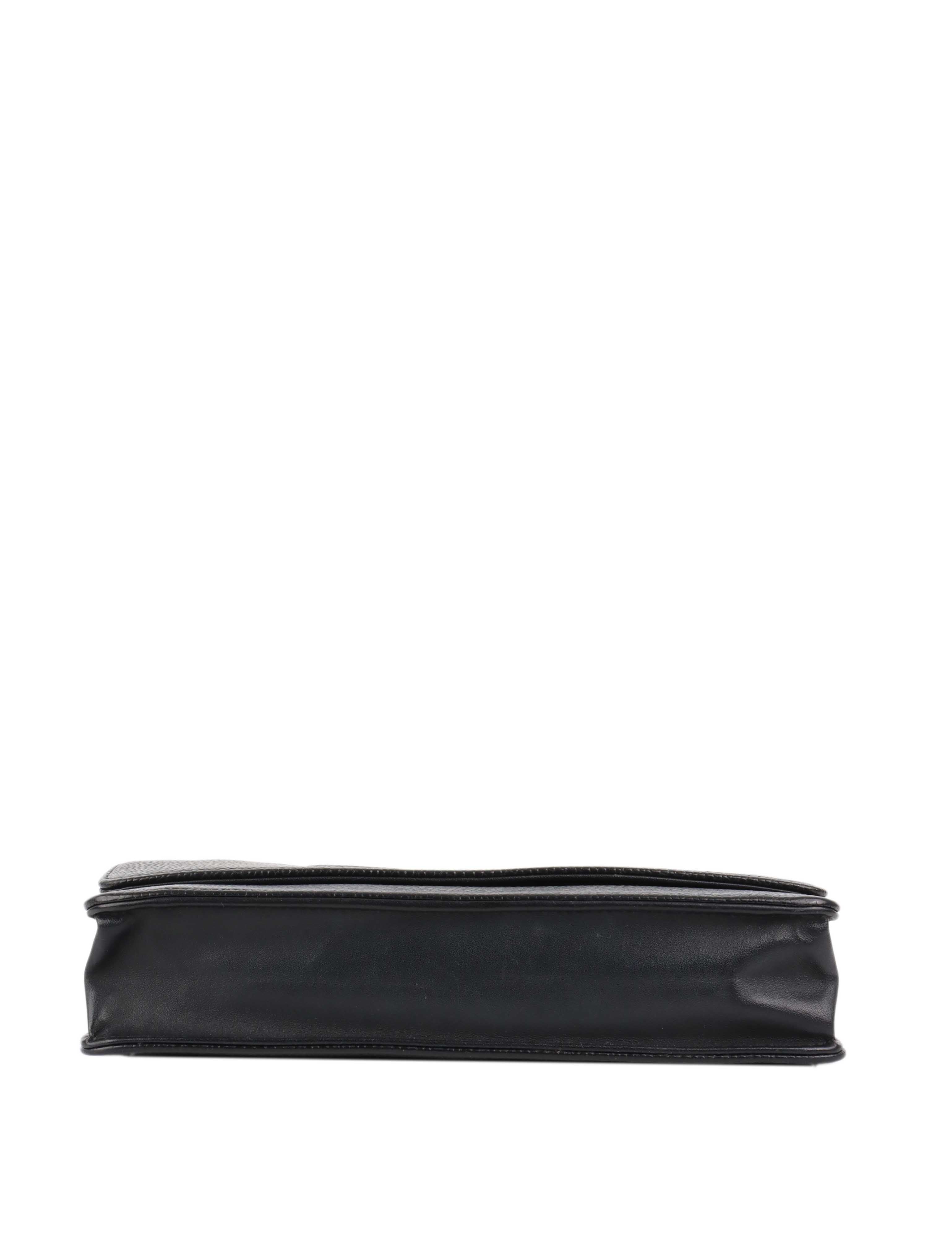 Chanel Black Caviar Wallet on Chain.