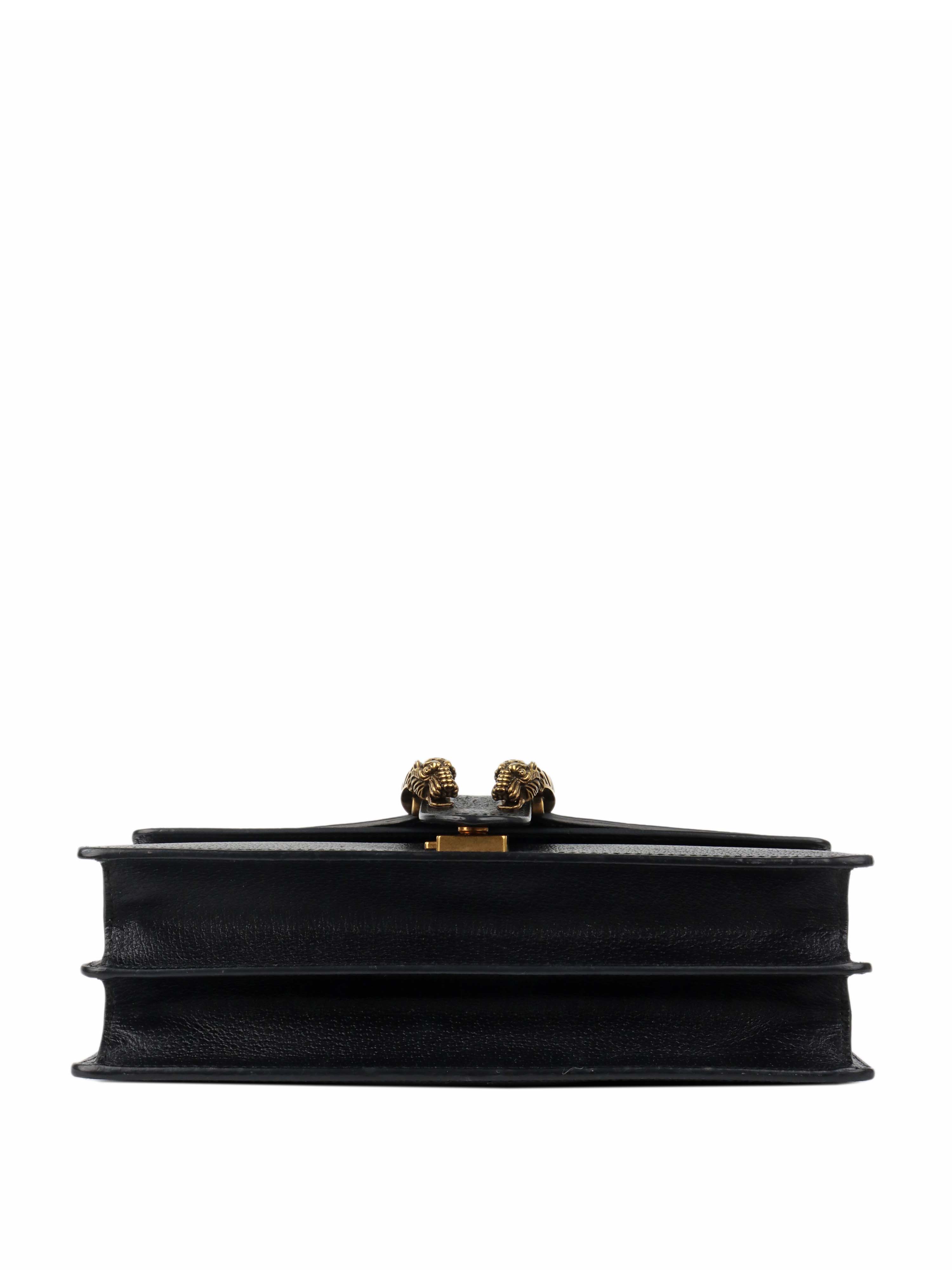 Gucci Small Black Dionysus Web Bag.