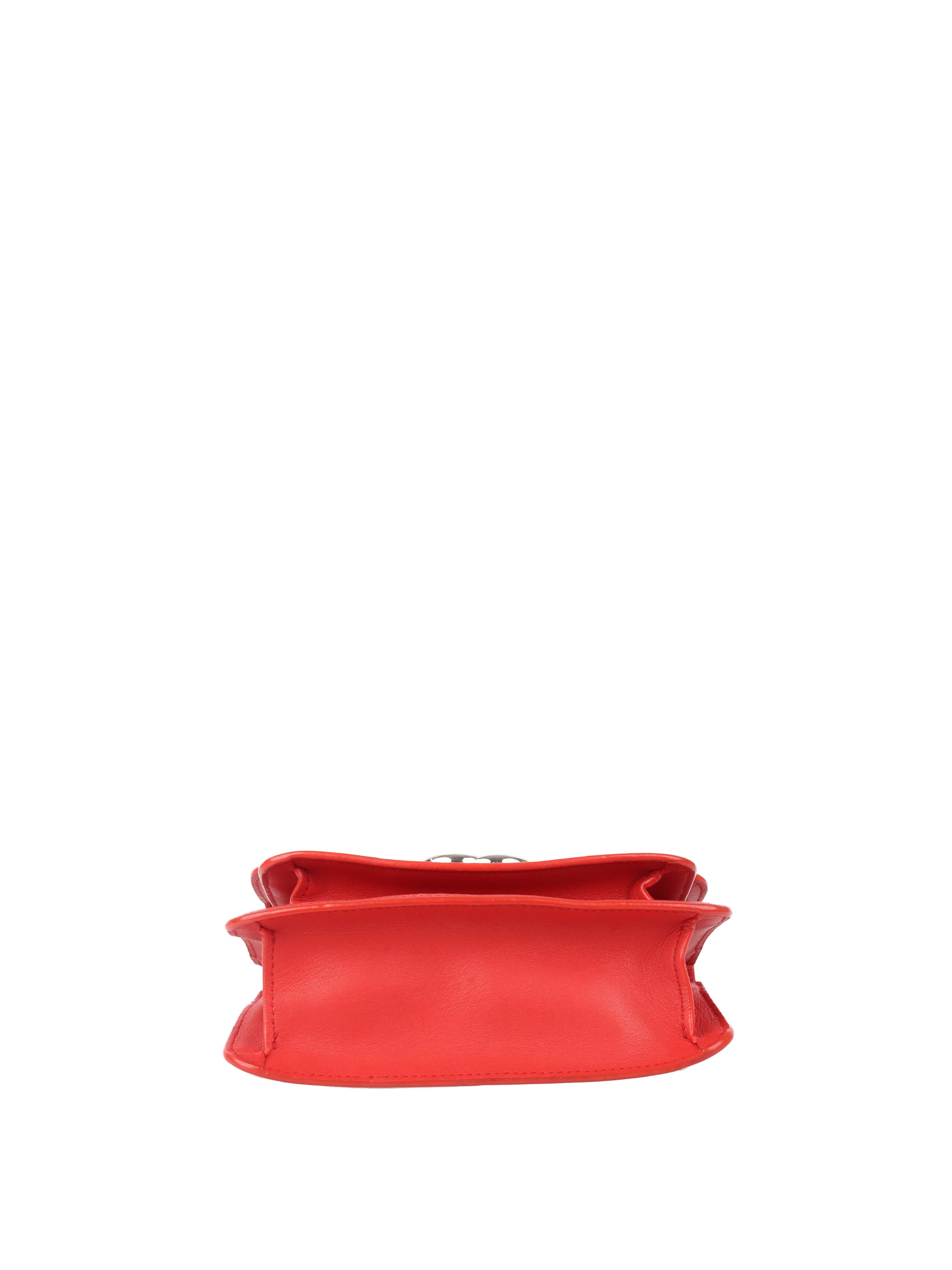 Chanel Red Quilted Two-tone CC Flap Bag.