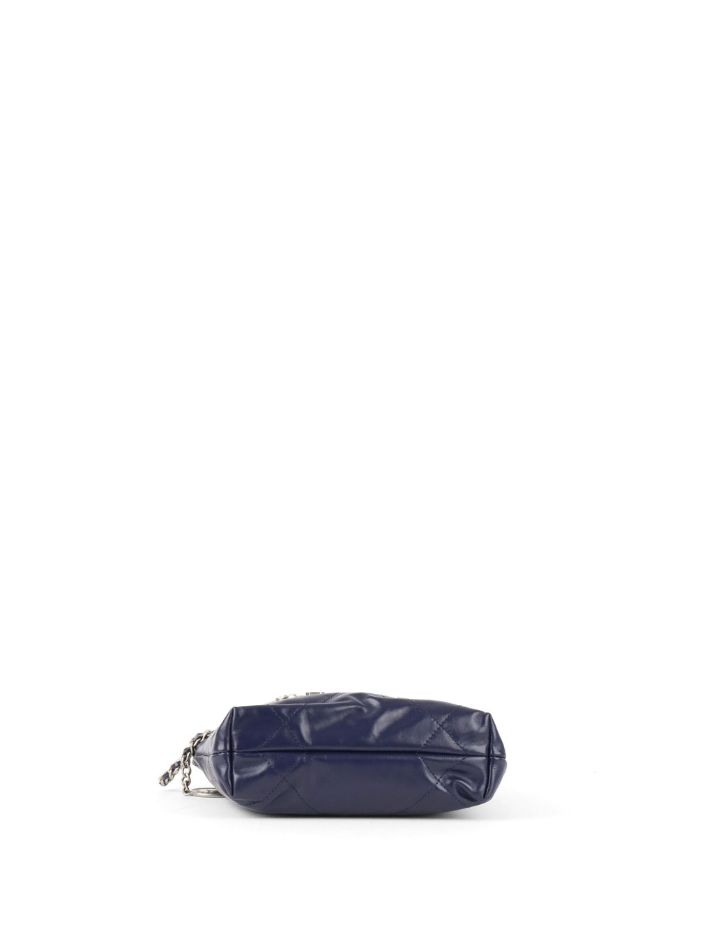 Chanel Mini 22 Navy Shiny Calfskin Quilted Bag