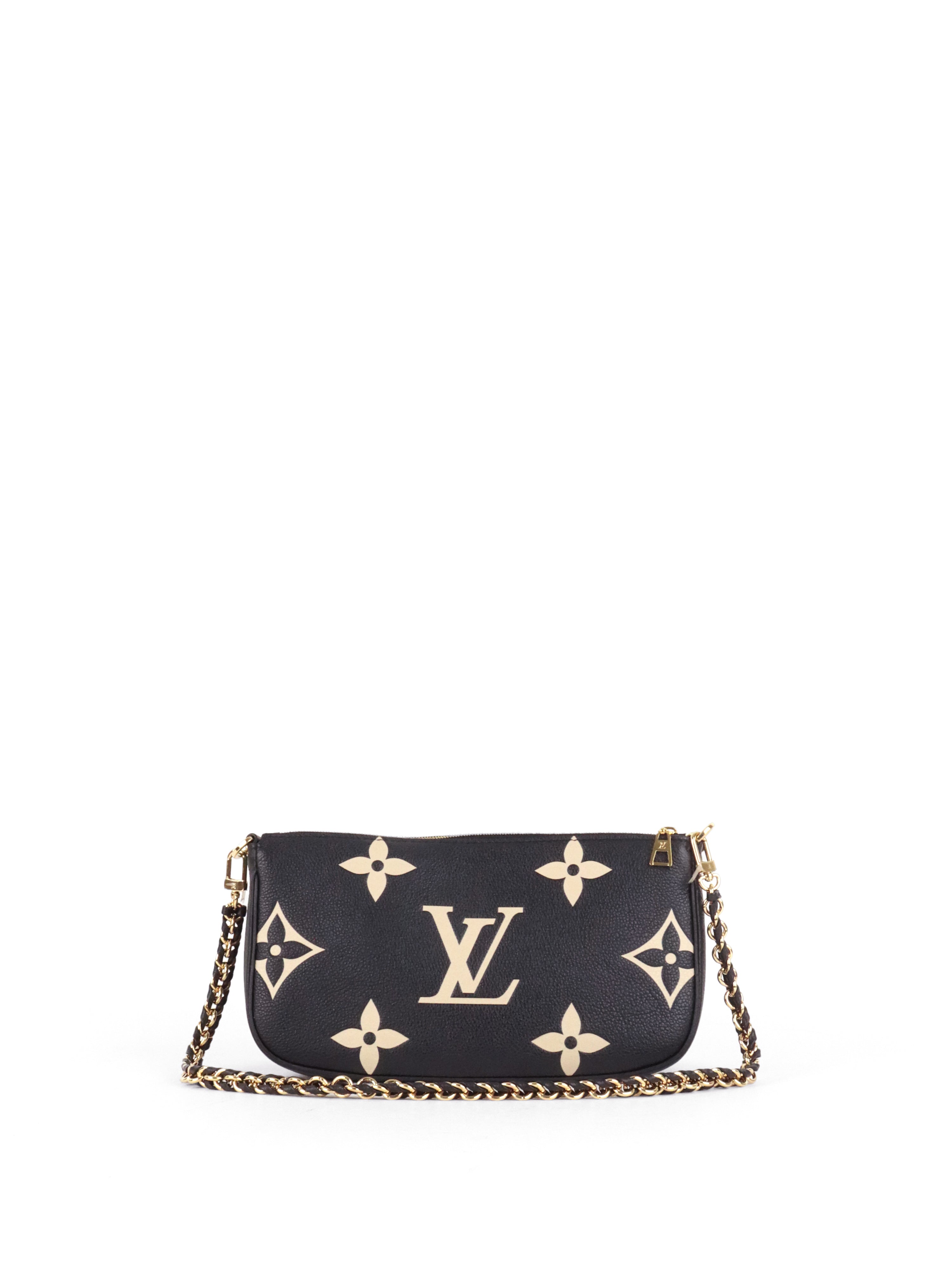 Louis Vuitton Bicolour Monogram Empreinte Multi Pochette Accessories