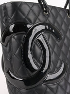 Chanel Black Cambon Ligne Tote Bag