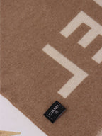 Chanel Cashmere CC Fringe Stole.