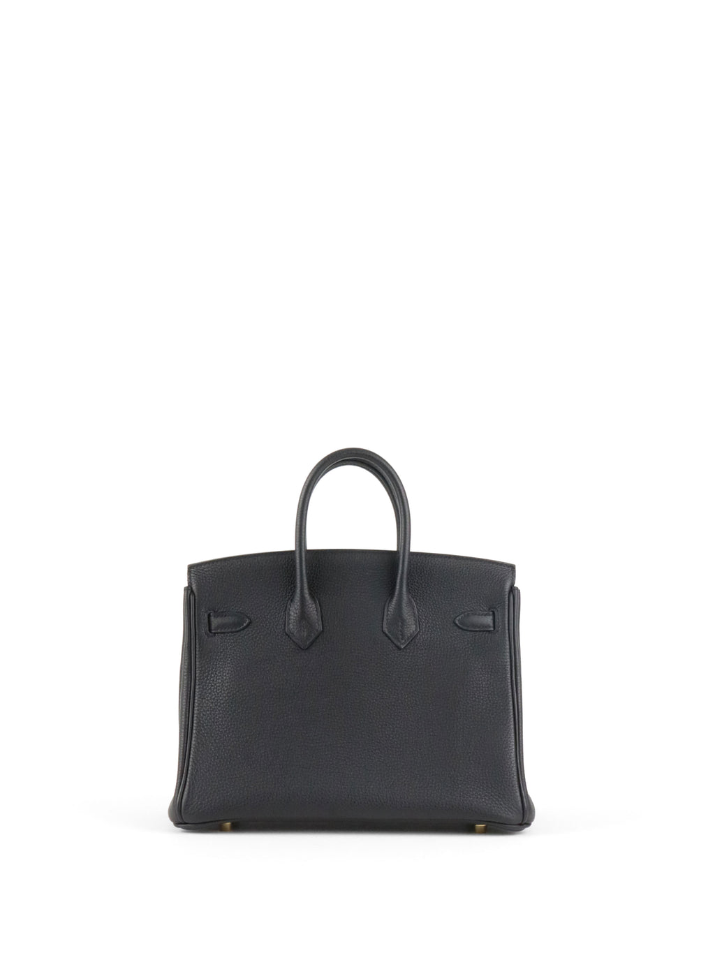 Hermes Noir Birkin 25 Togo Leather GHW Stamp Y