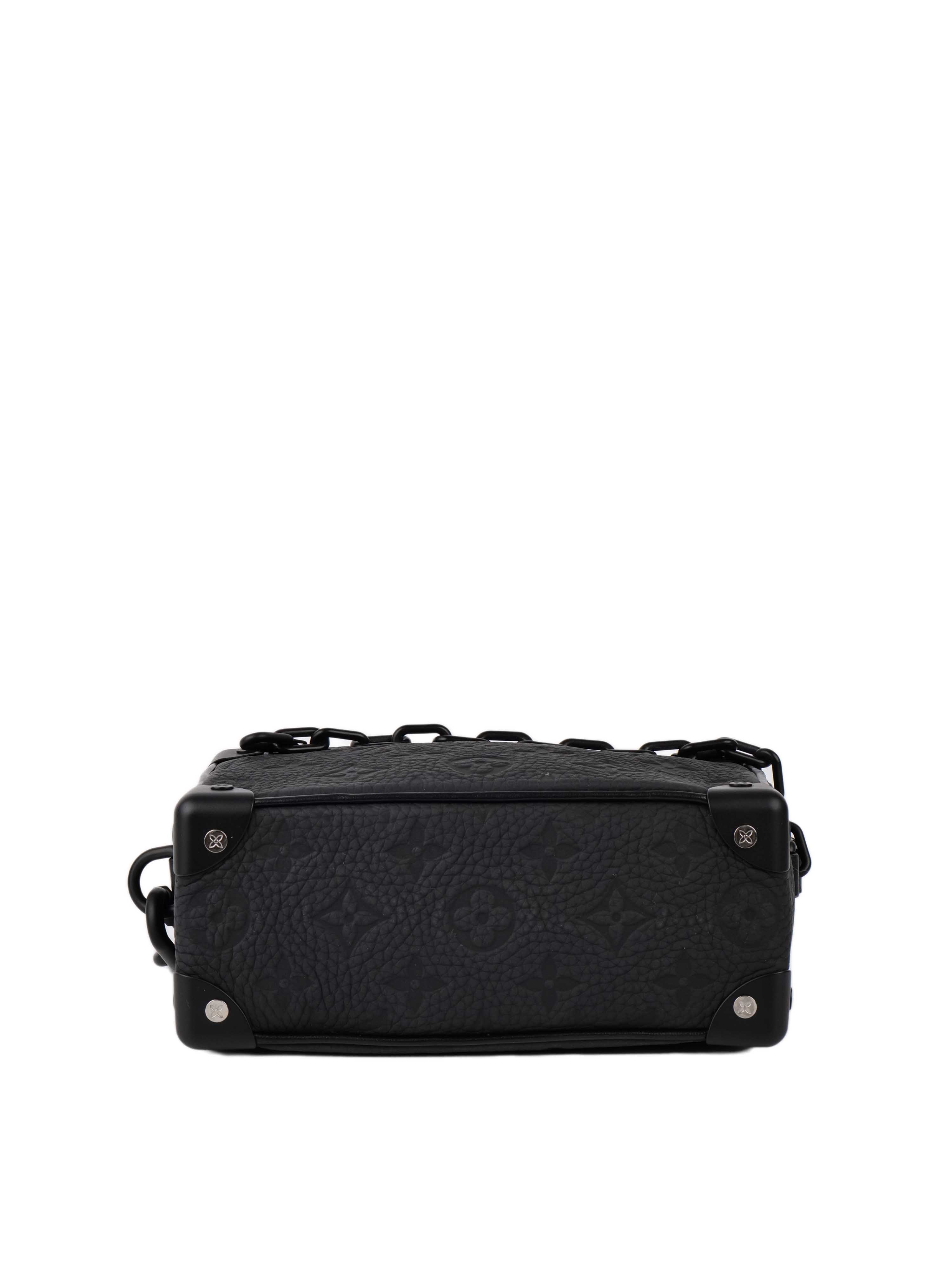 Louis Vuitton Mini Black Monogram Soft Trunk.