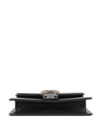 Gucci Black Super Mini Dionysus Bag.