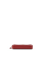 Chanel Burgundy Lambskin Double Zip Wallet on Chain