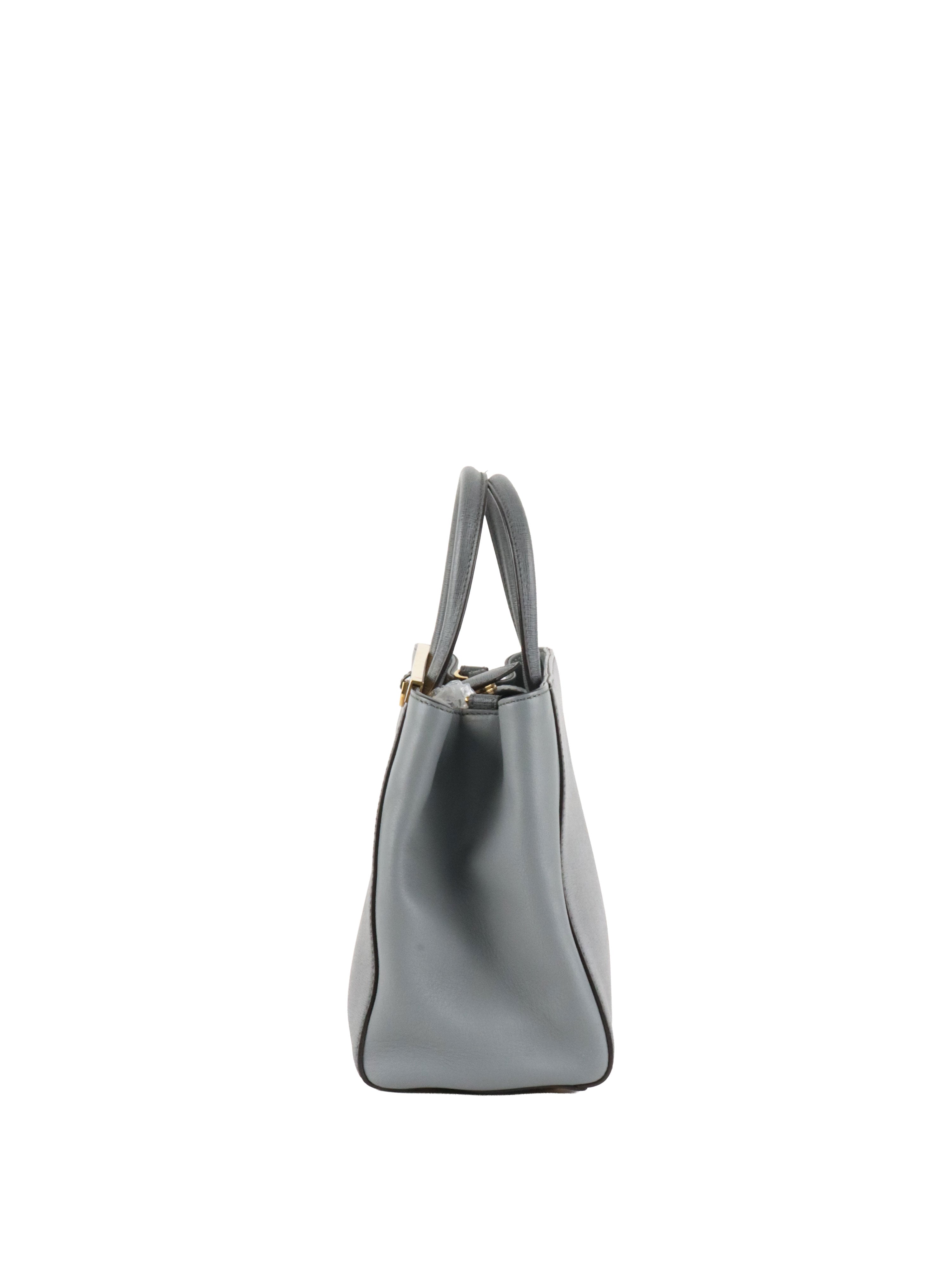 Fendi Small Grey Two Jours Bag