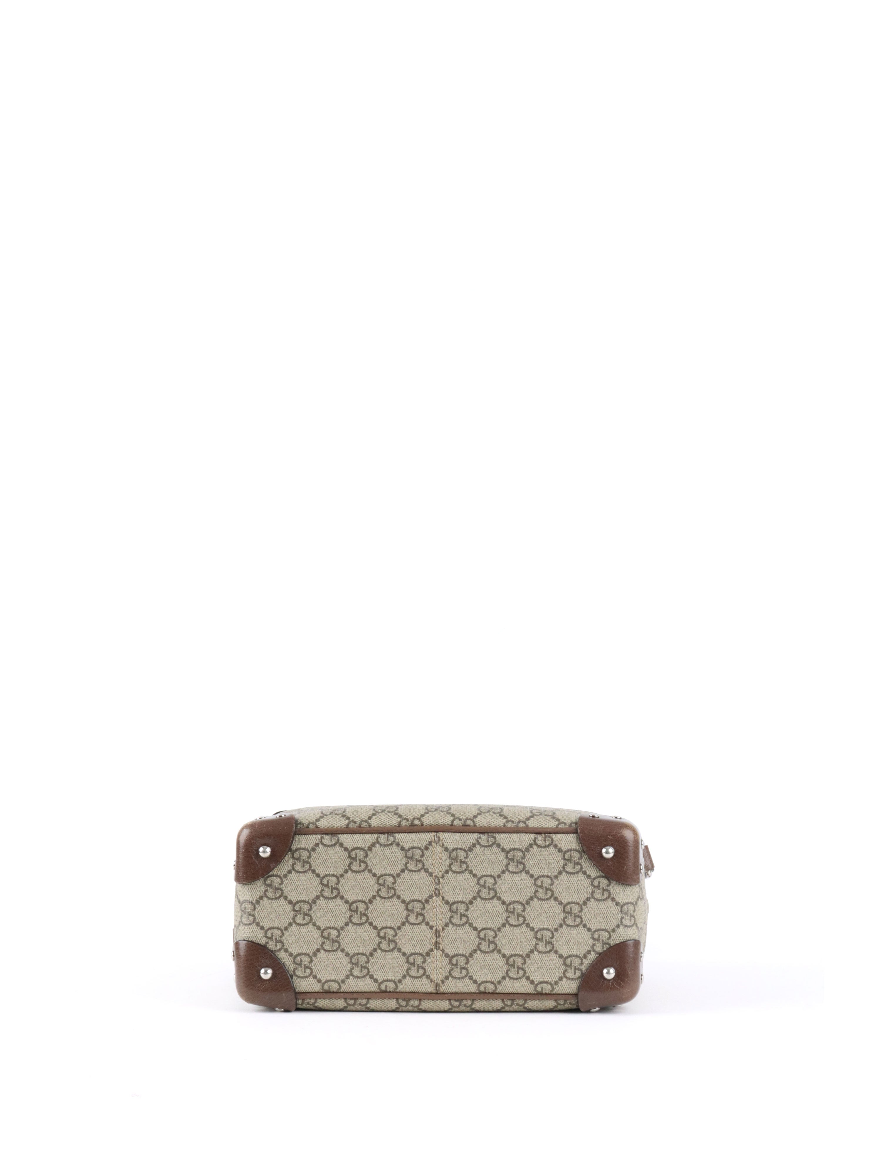 Gucci GG Ebony Canvas Trunk Shoulder Bag