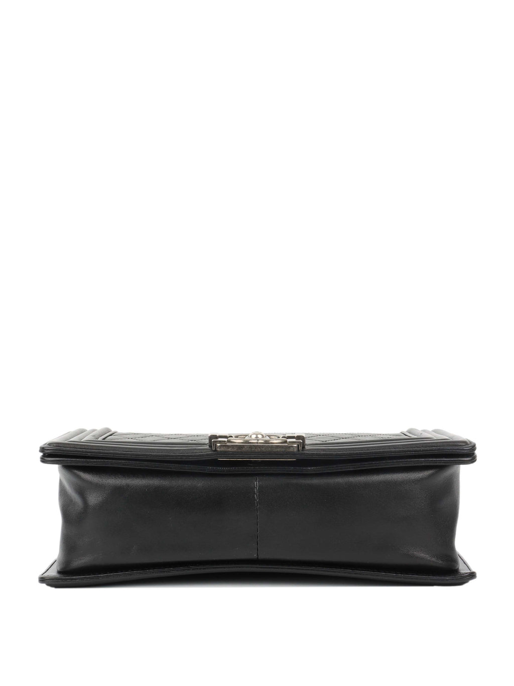 Chanel Black Medium Lambskin Boy Bag.