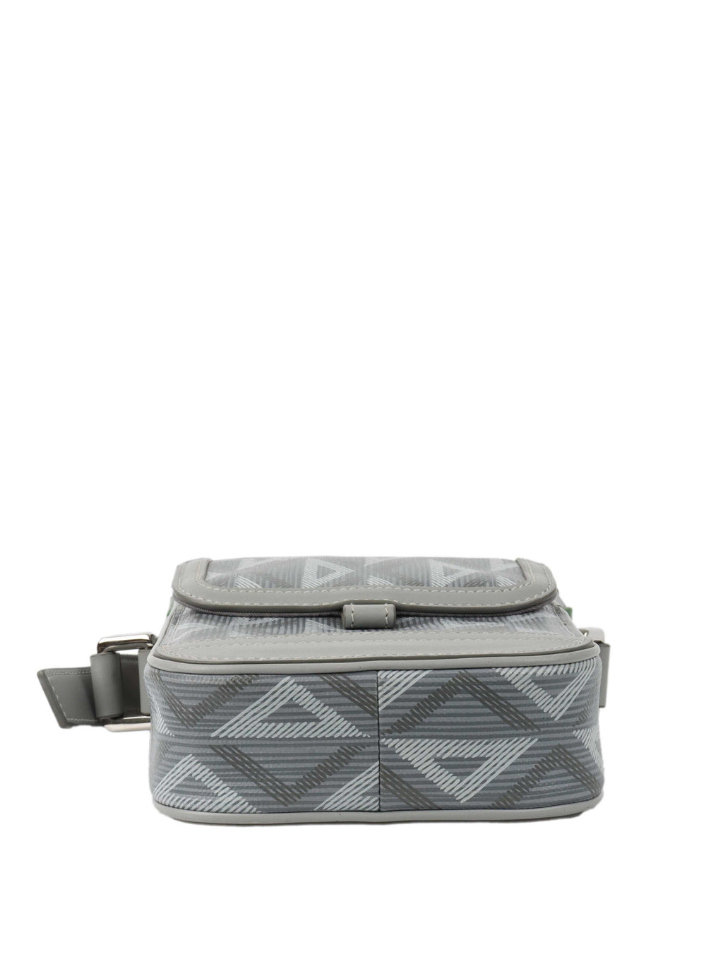 Dior Silver 'Hit The Road' Vertical Crossbody Pouch.