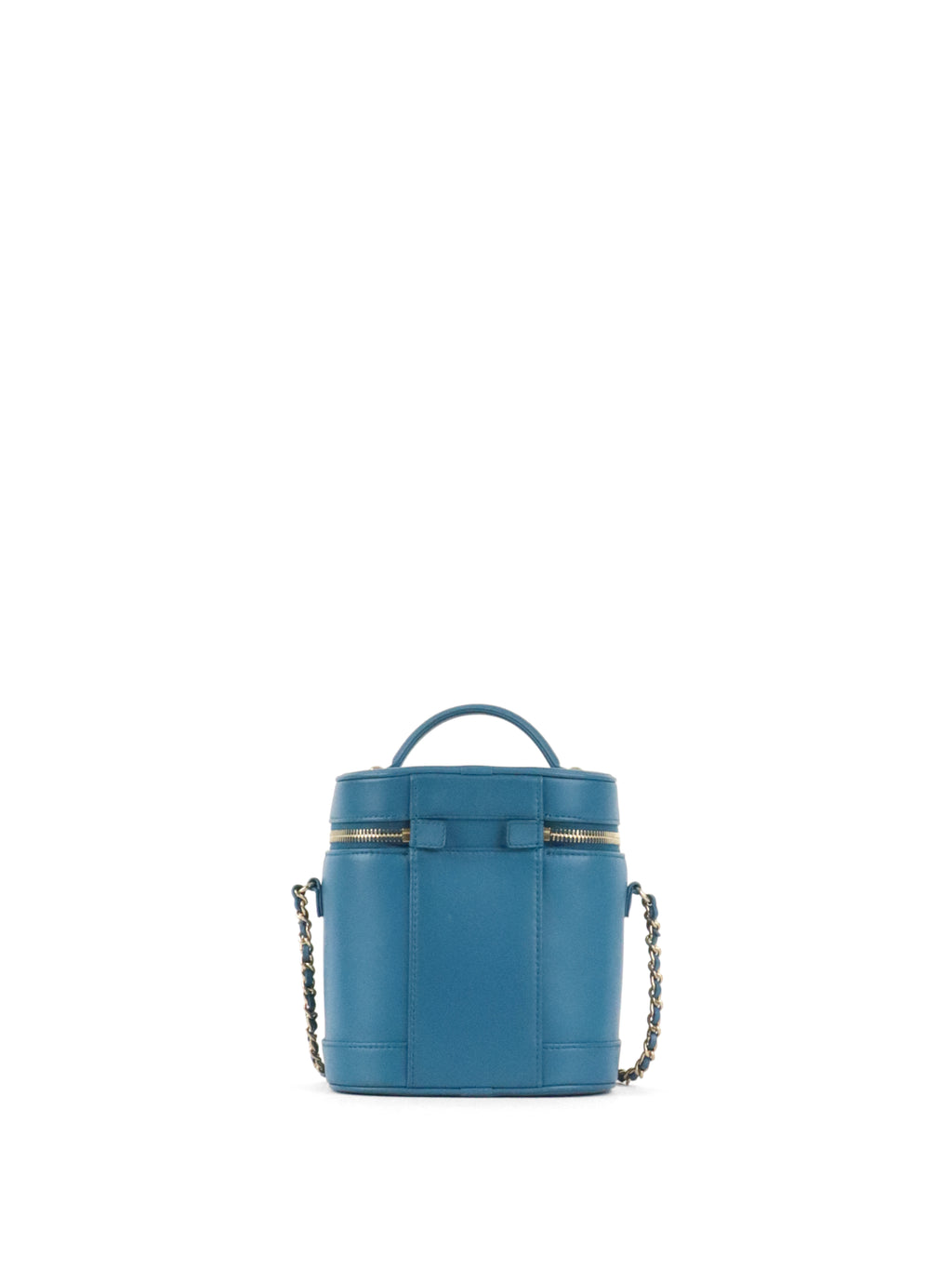 Chanel Blue CC Mania Vanity Case