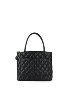 Chanel Black Caviar Vintage Medallion Tote