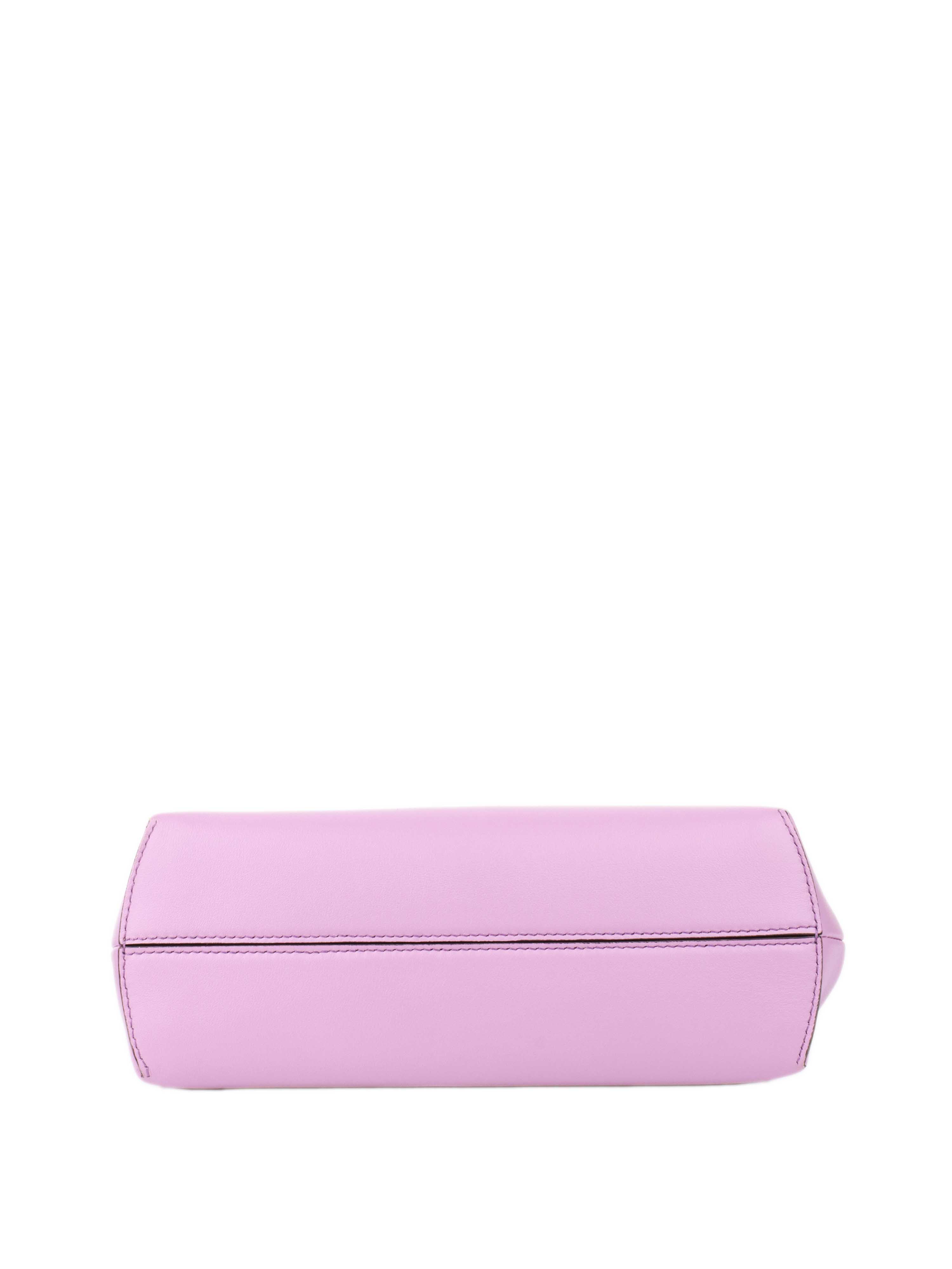 Fendi First Small Lilac Clutch Bag.