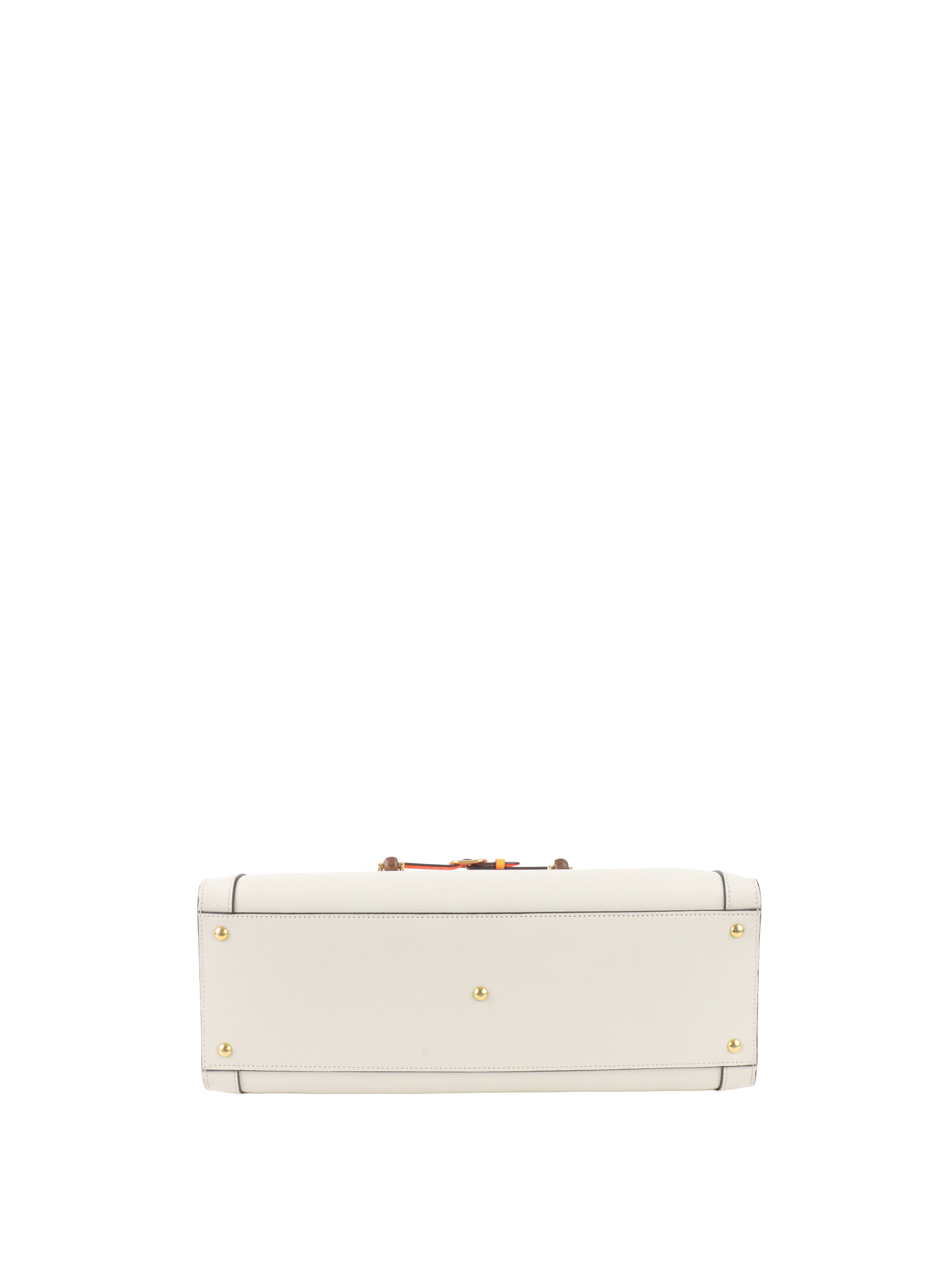 Gucci White Diana Large Tote Bag