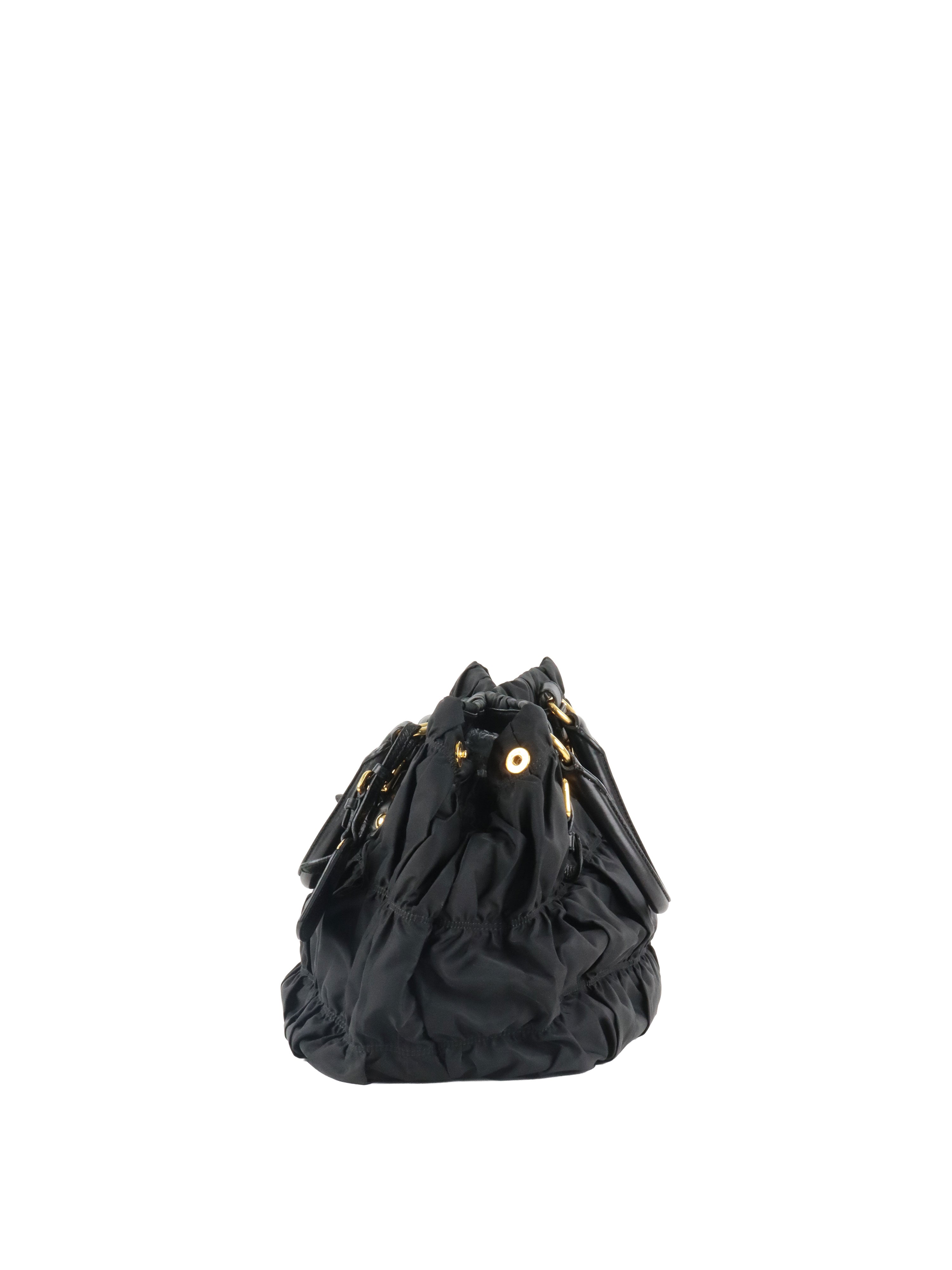 Prada Black Tessuto Gaufre Nylon Bag