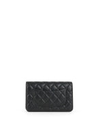 Chanel Black Aged Calfskin 2.55 Wallet On Chain