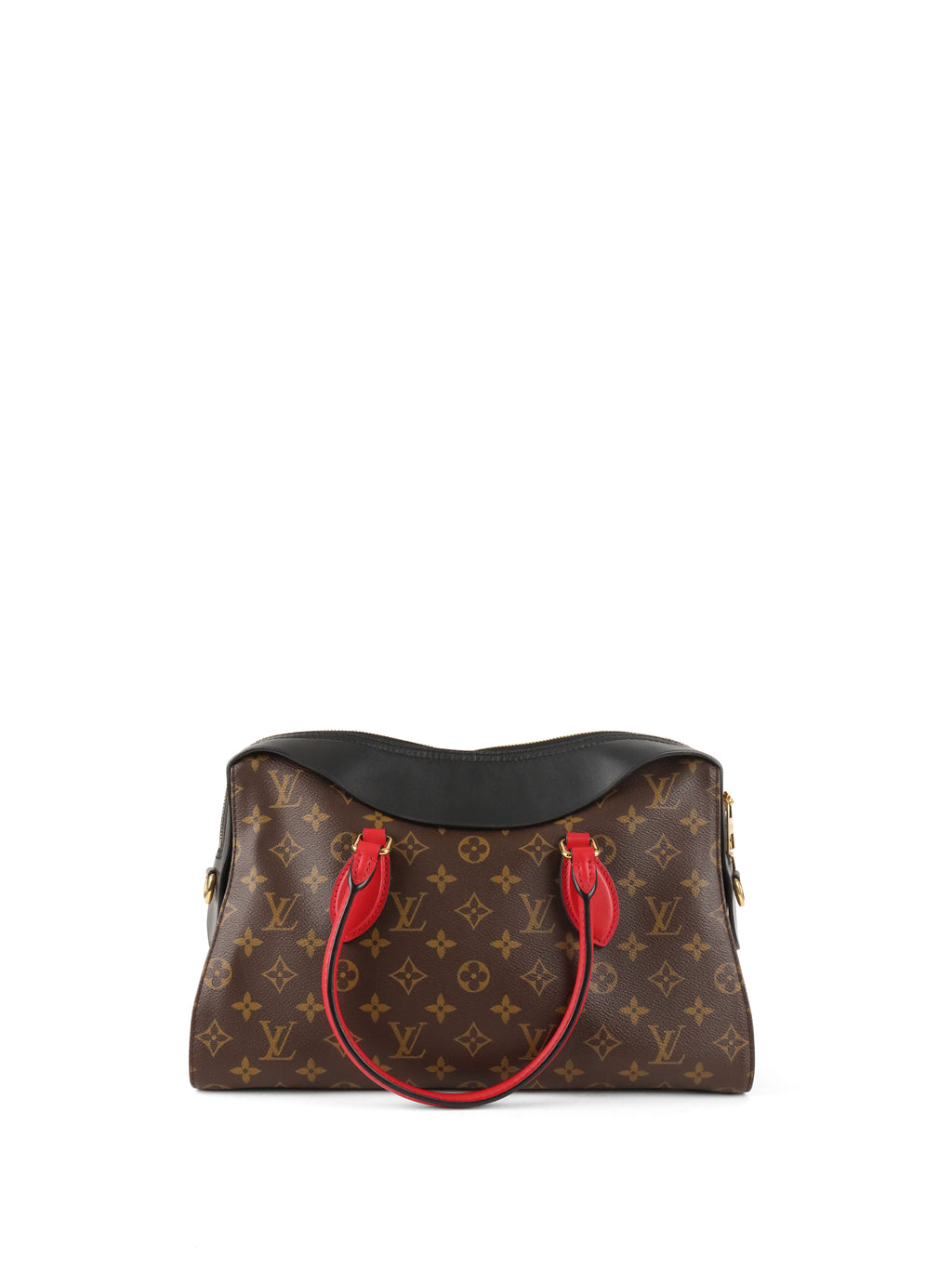 Louis Vuitton Black & Red Monogram Tuileries Bag
