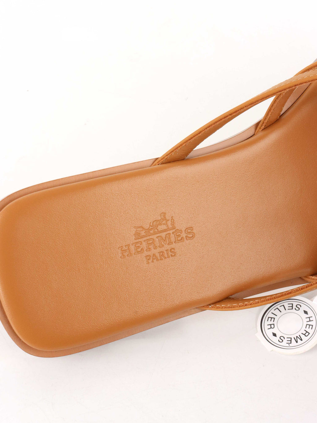Hermes Naturel Miss Sandals .
