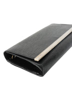 Louis Vuitton Black Patent Epi Clutch with Shoulder Strap.