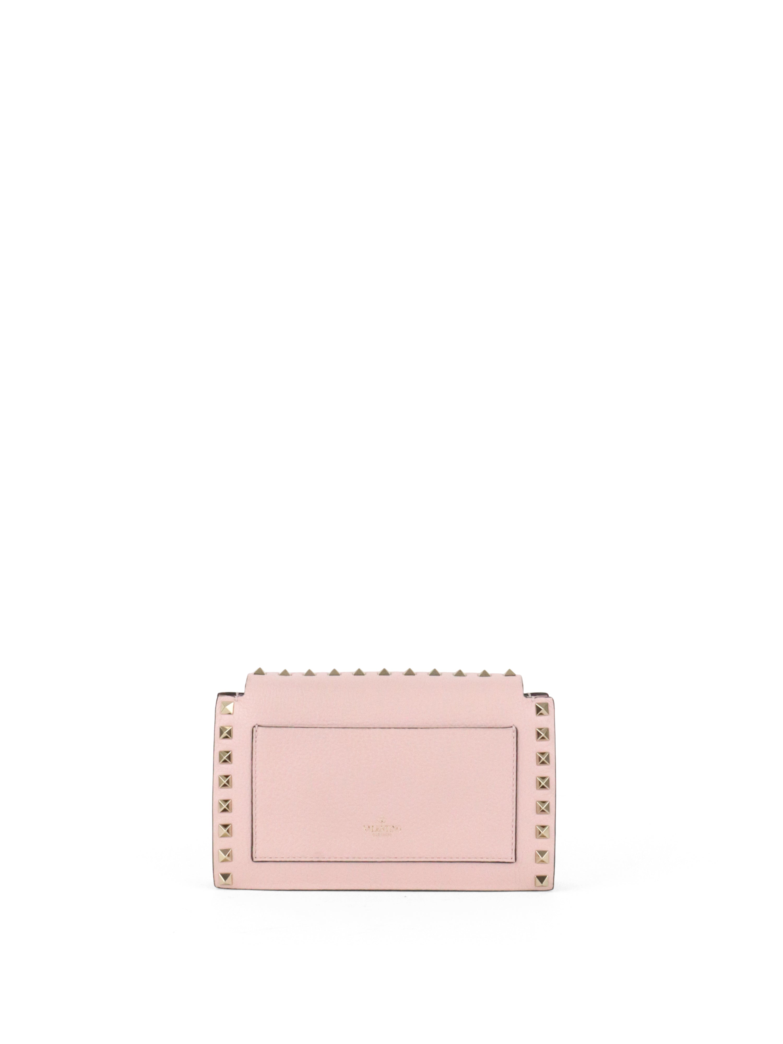 Valentino Rose Quartz Rockstuds Crossbody Bag