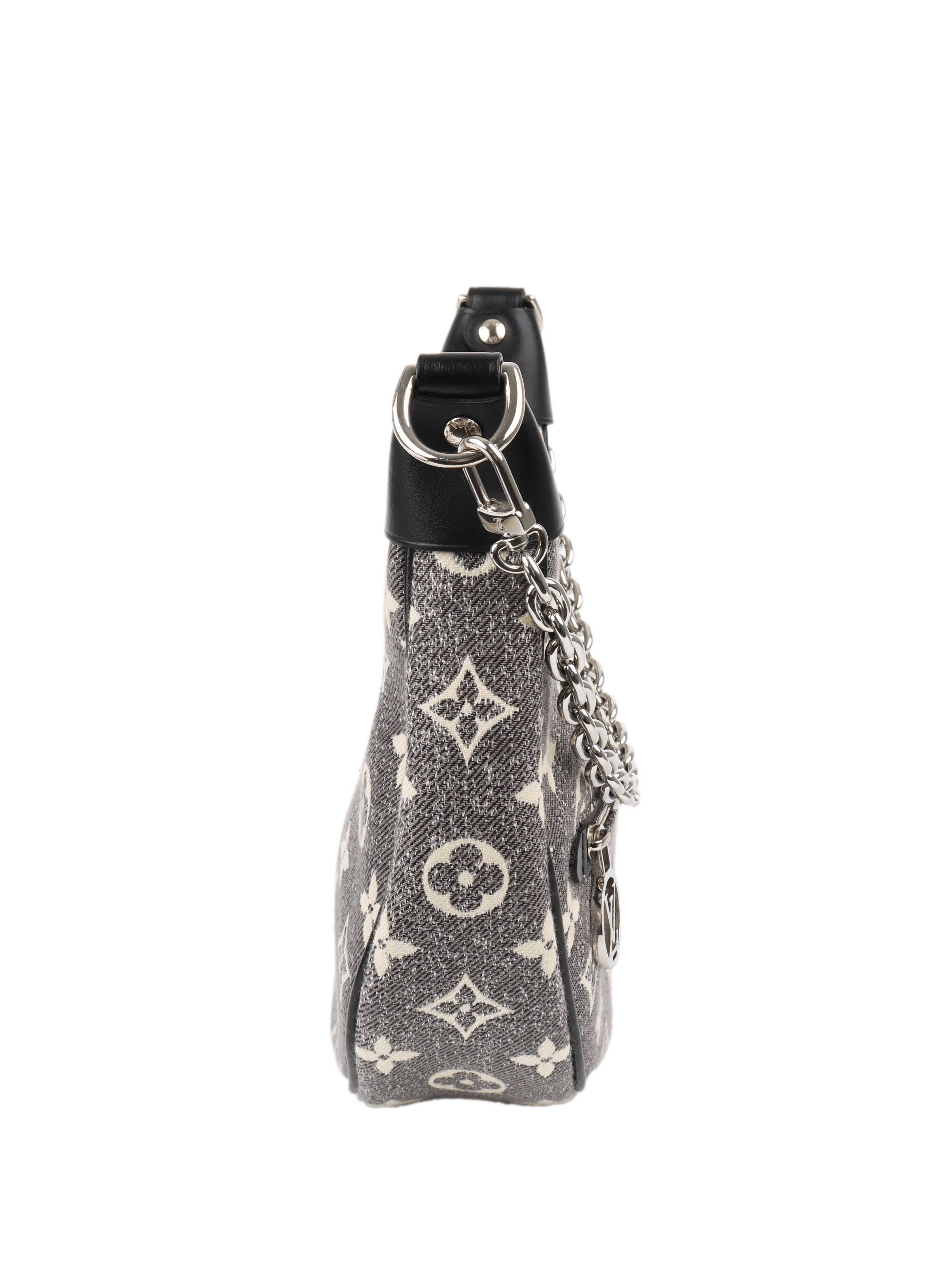 Louis Vuitton Black Denim Loop Bag.